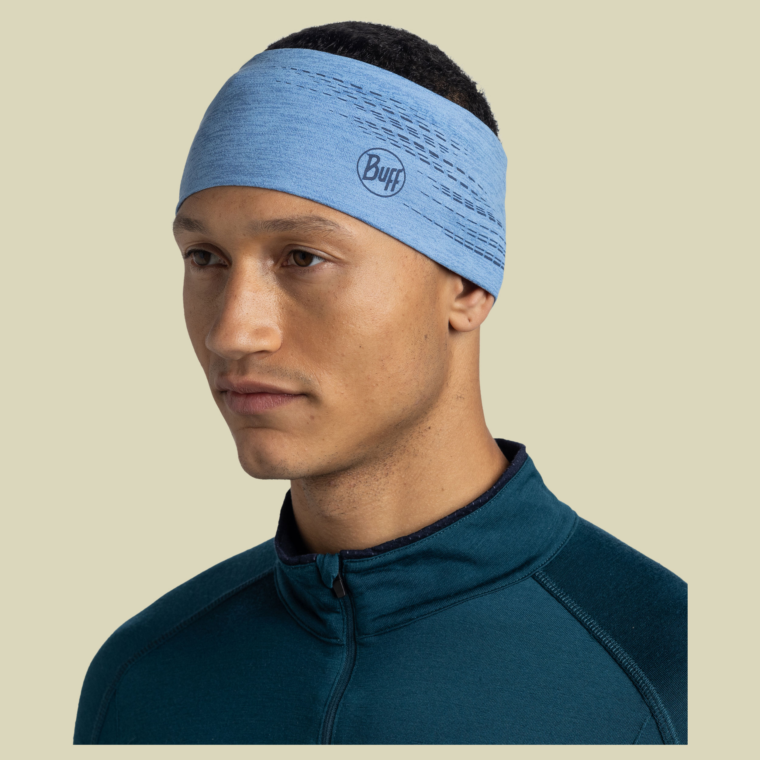 Dryflx Headband one size blau - solid washed blue