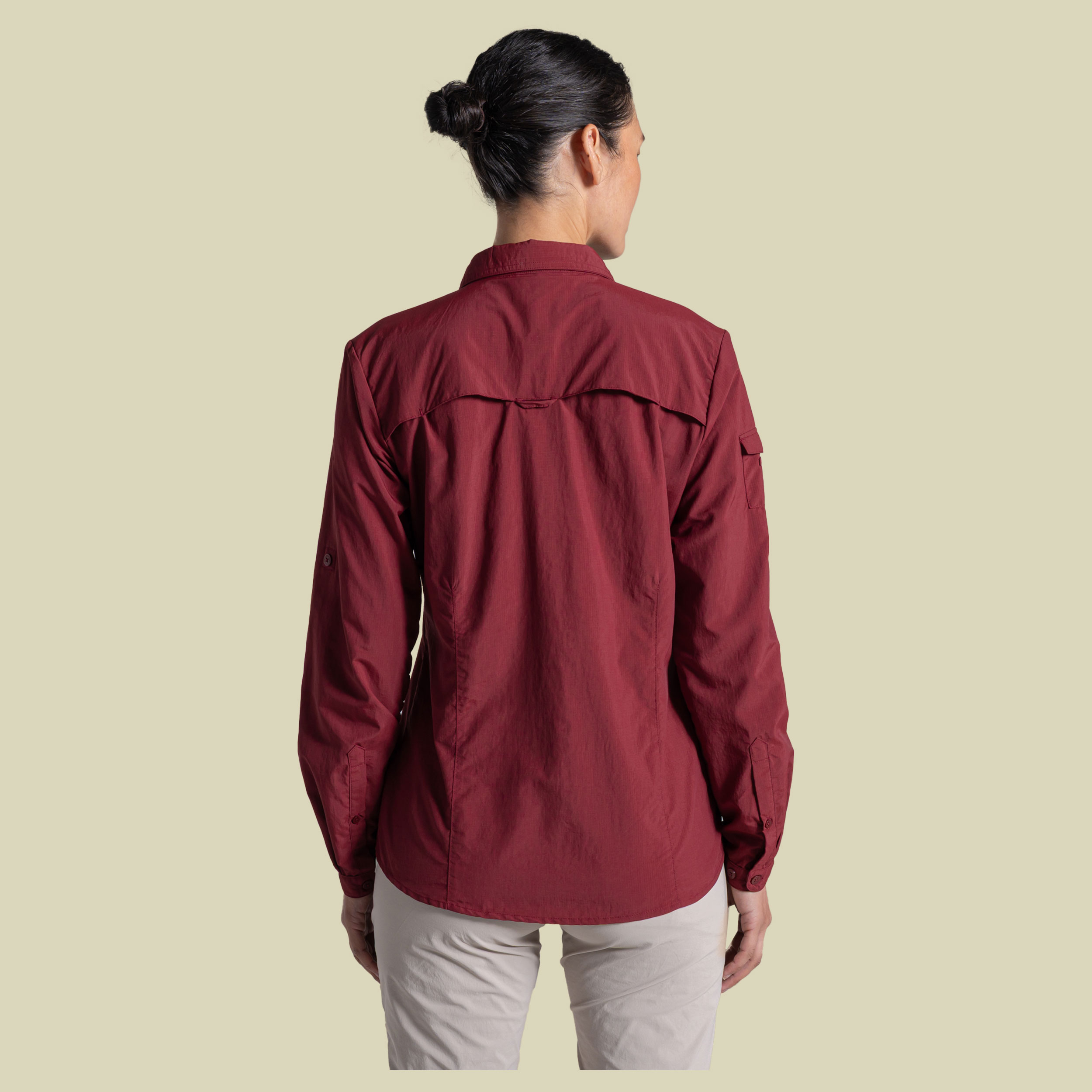 NosiLife Adventure Long Sleeved Shirt III Women 42 (16) rot- riad red