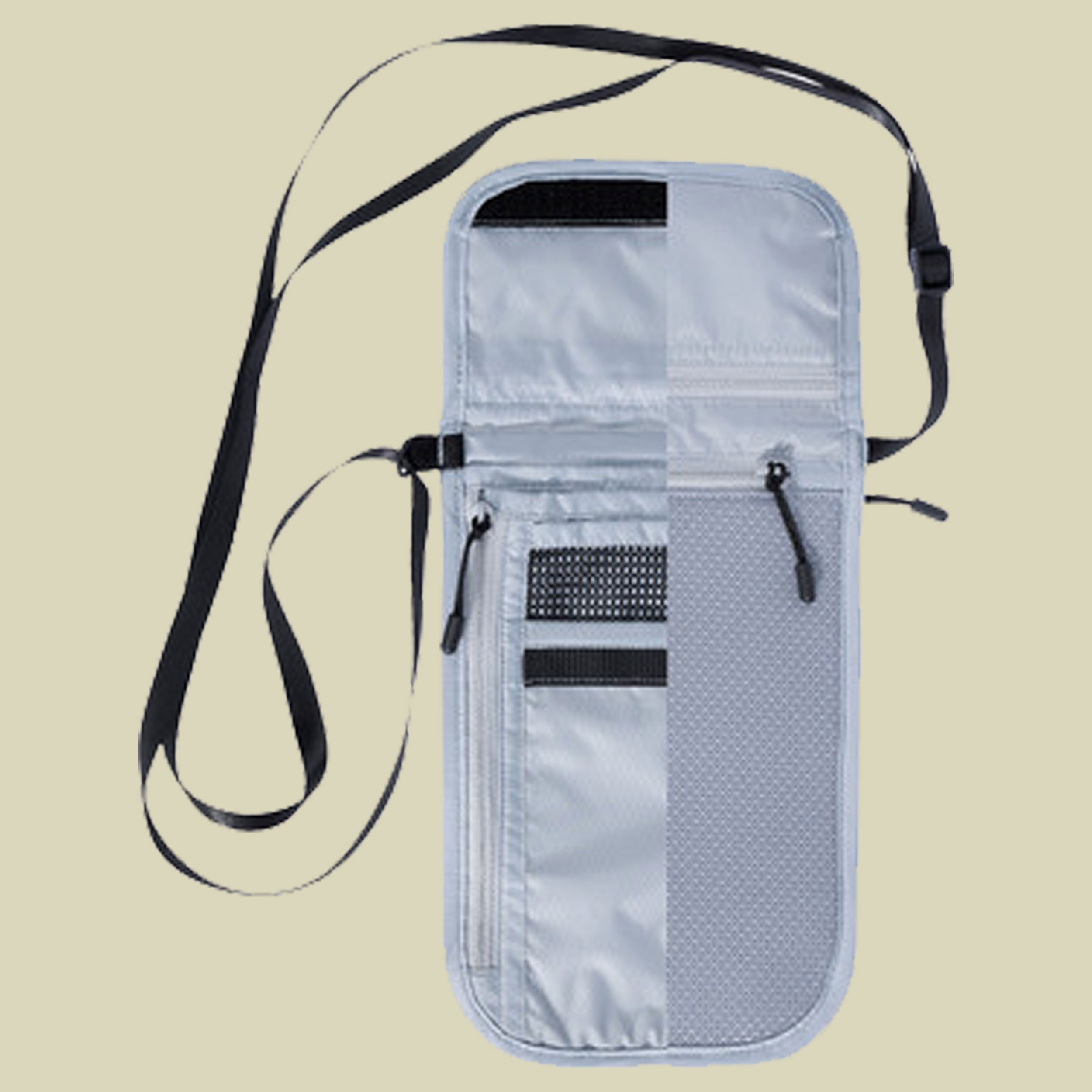 Travel Neck Wallet 20 x 13 cm grau - star grey
