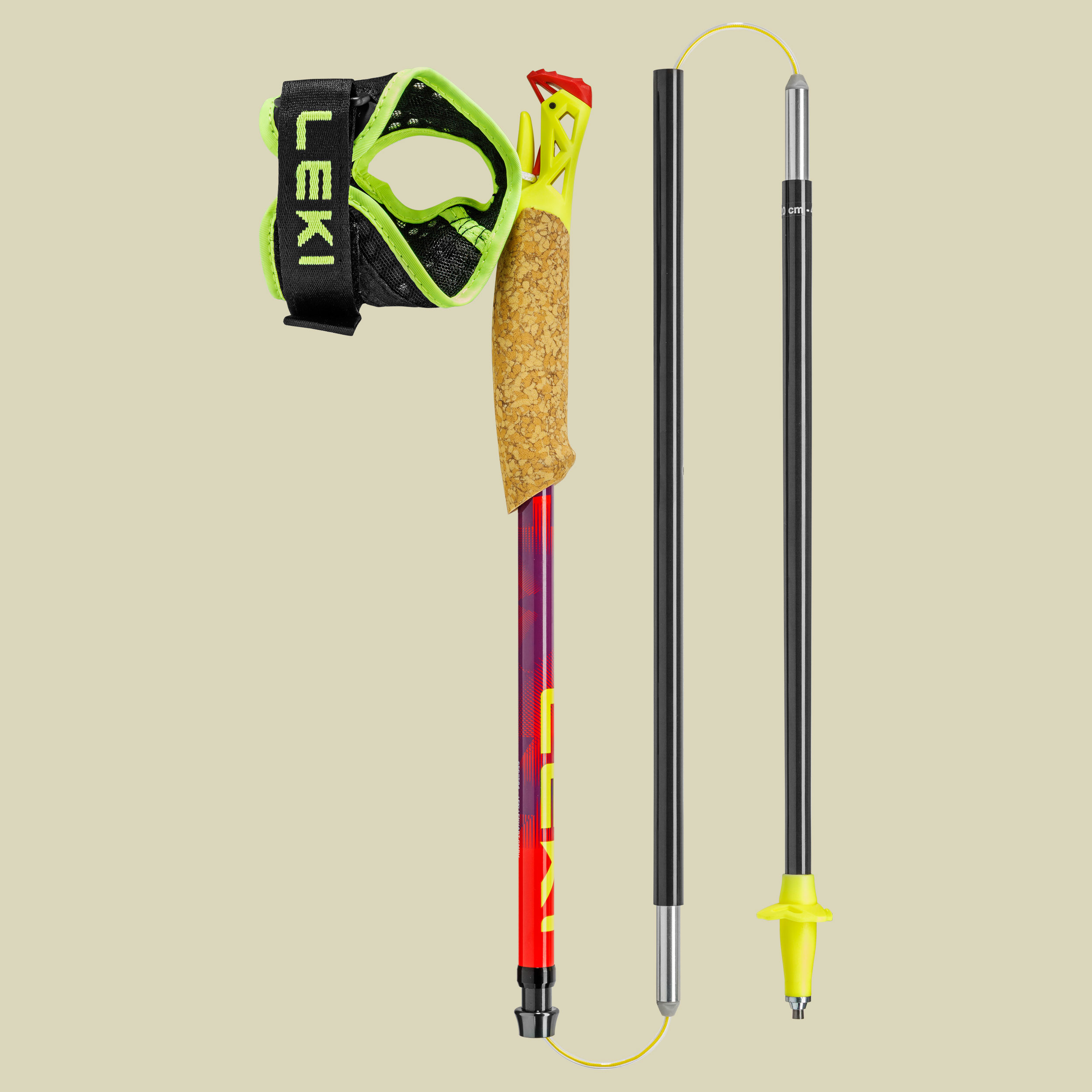 Ultratrail FX.One SuperLite 130 cm mehrfarbig - bright red-violet-neonyellow