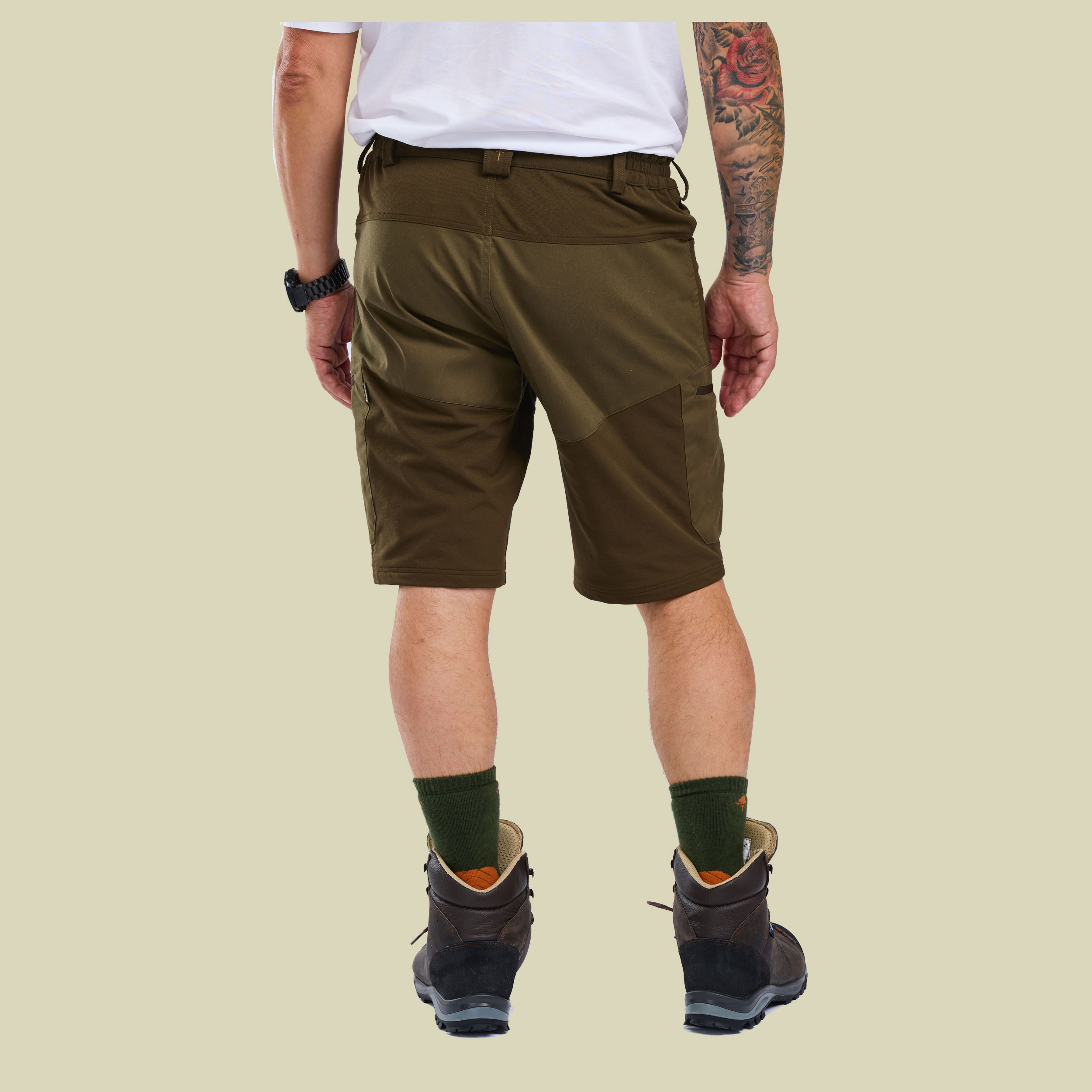 Finnveden Hybrid SHORTS C56 grün - D.Olive/H.Olive