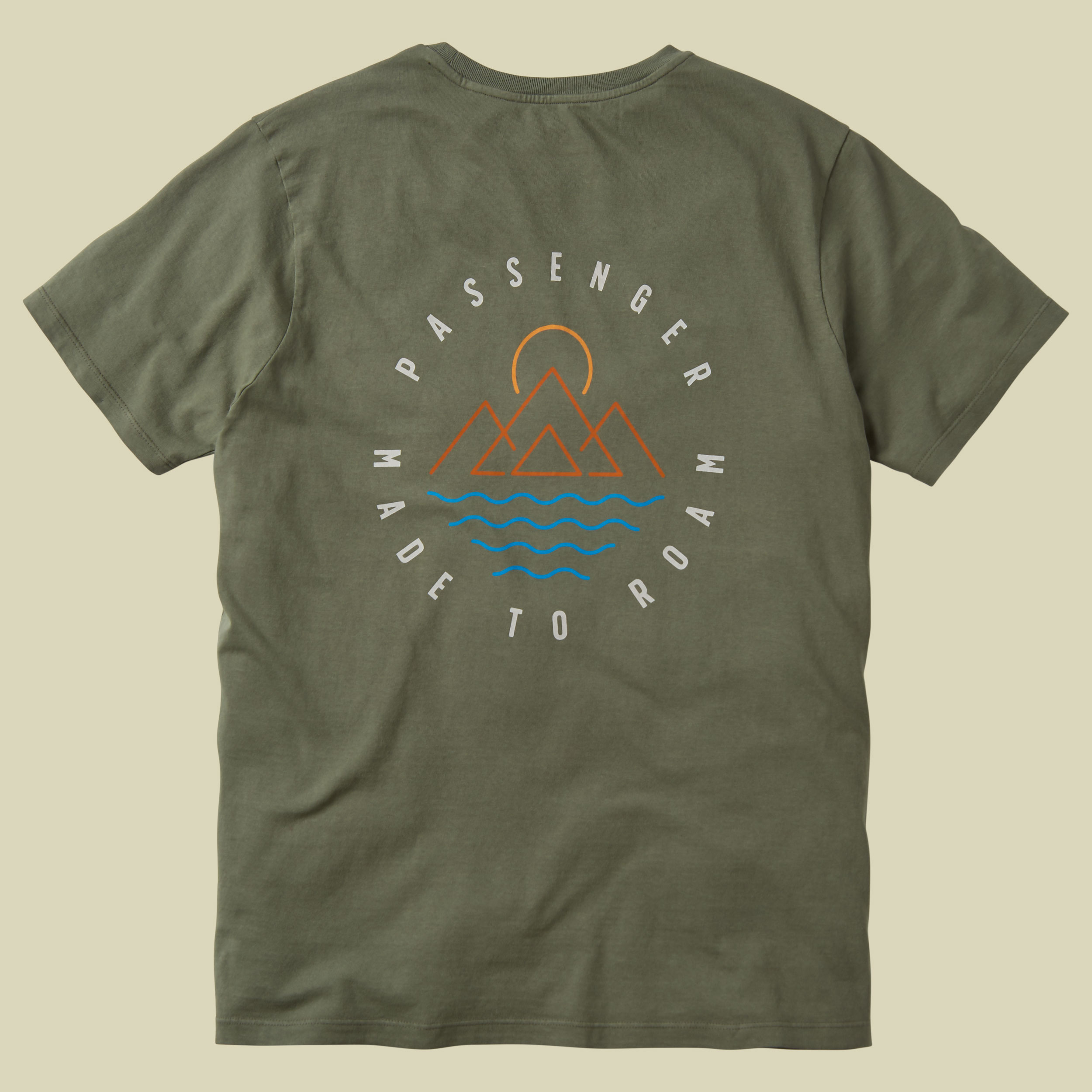 Escapism Recycled Cotton T-Shirt Men XS grün - dusty olive