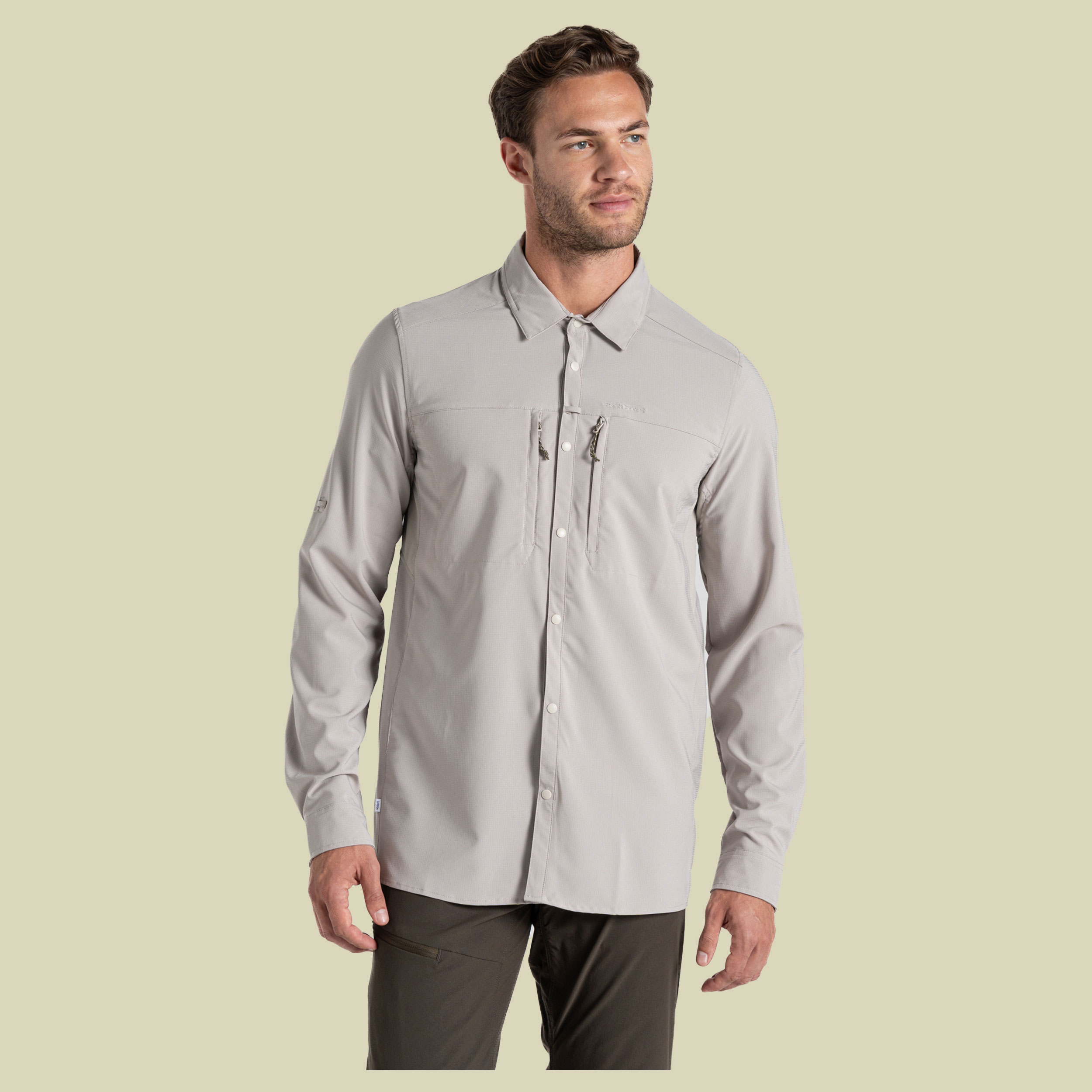 NosiLife Pro Long Sleeved Shirt V Men S beige - parchment