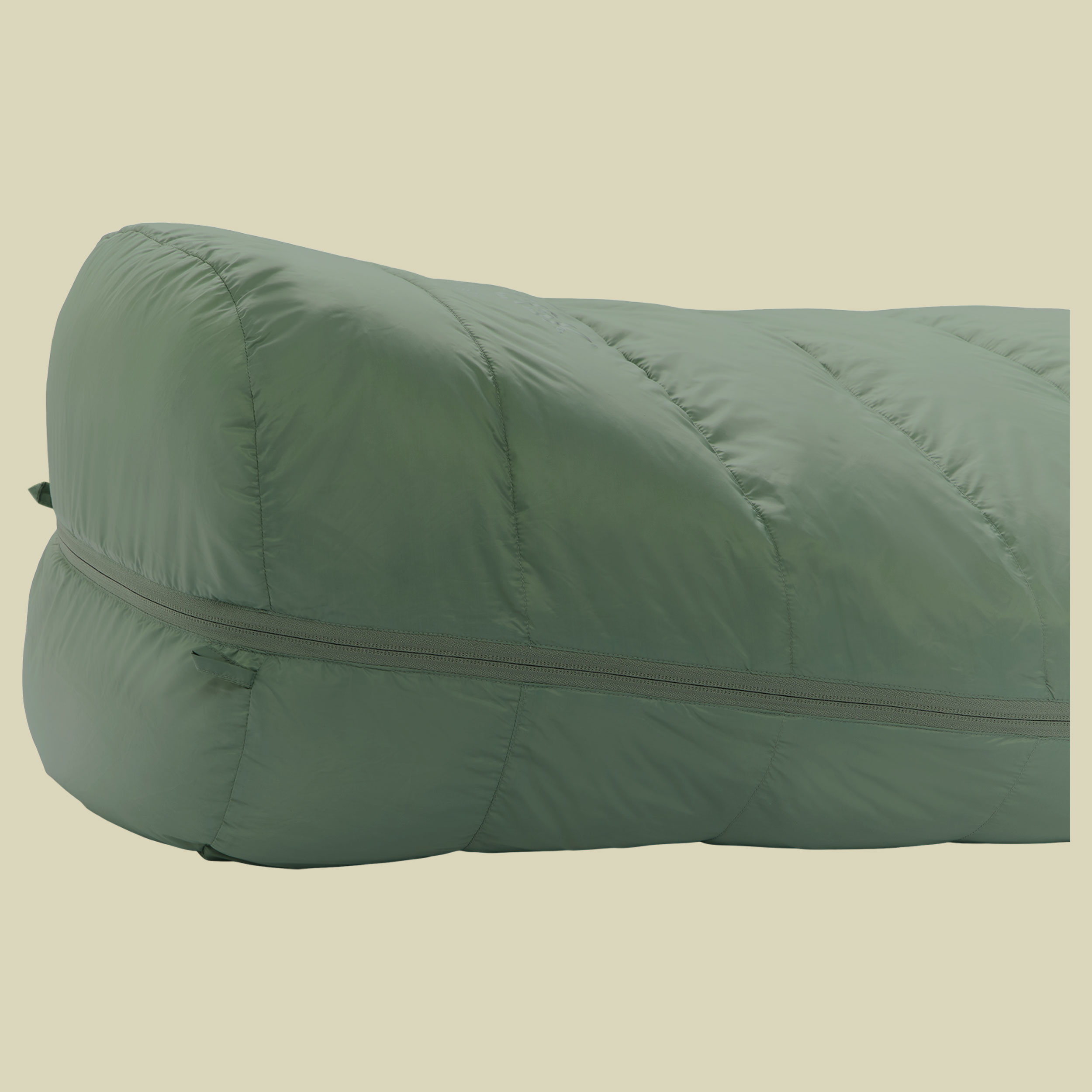 Ides 0 Grad Wide Mummy Sleeping Bag 205 cm links hedge green XL