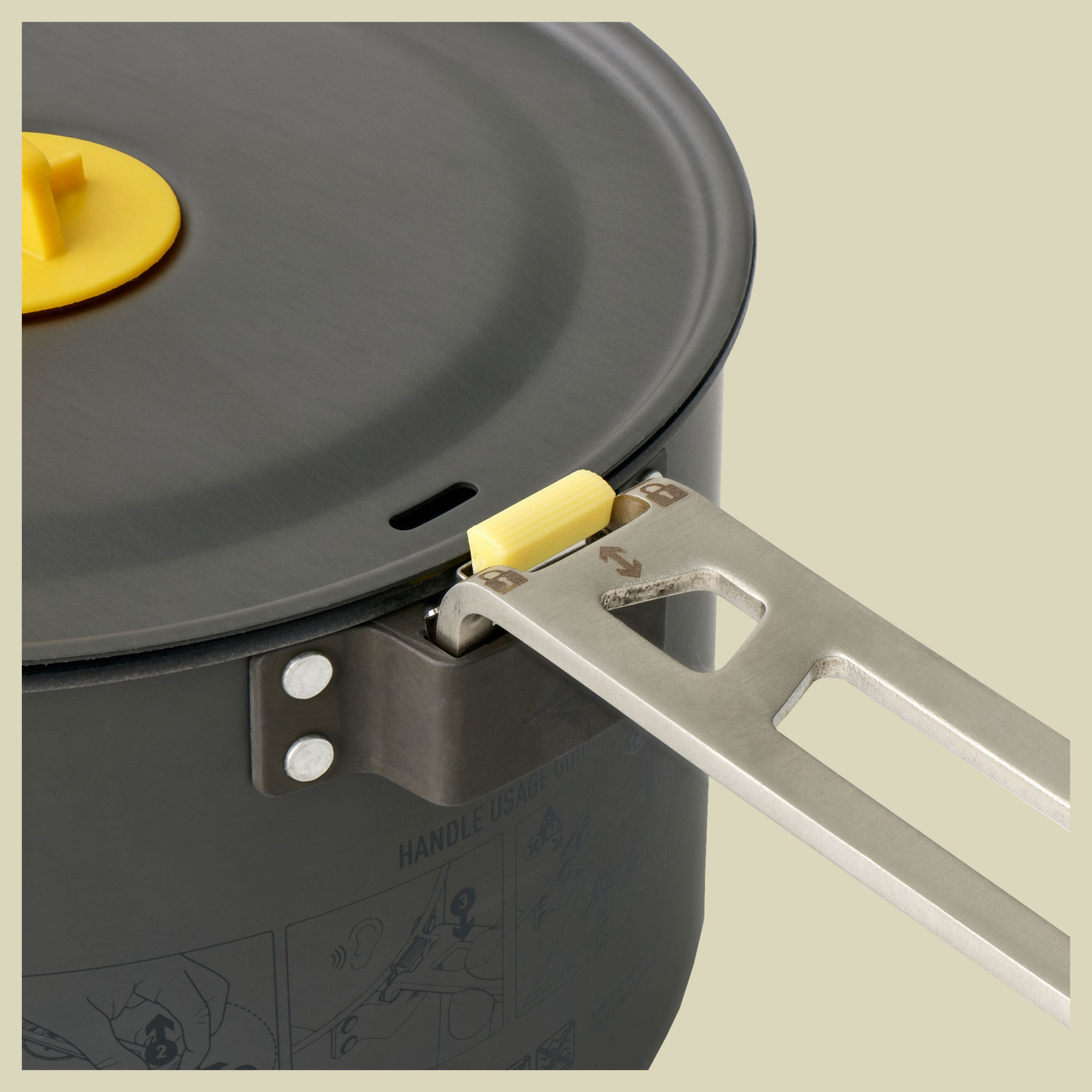 Frontier UL Pot 2L grau - aluminium hard anodised grey