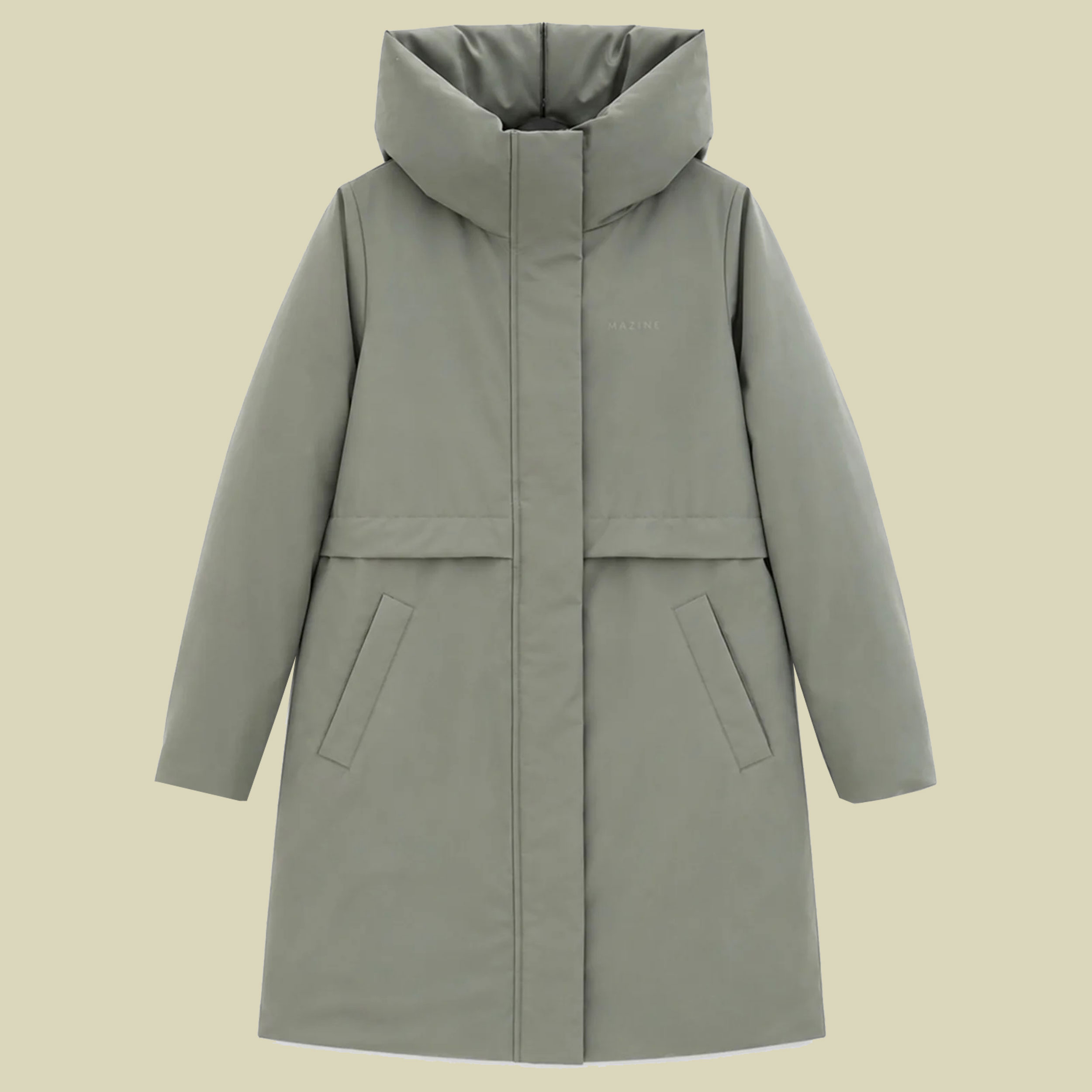 Basic Padded Parka Women L grün - light bottle