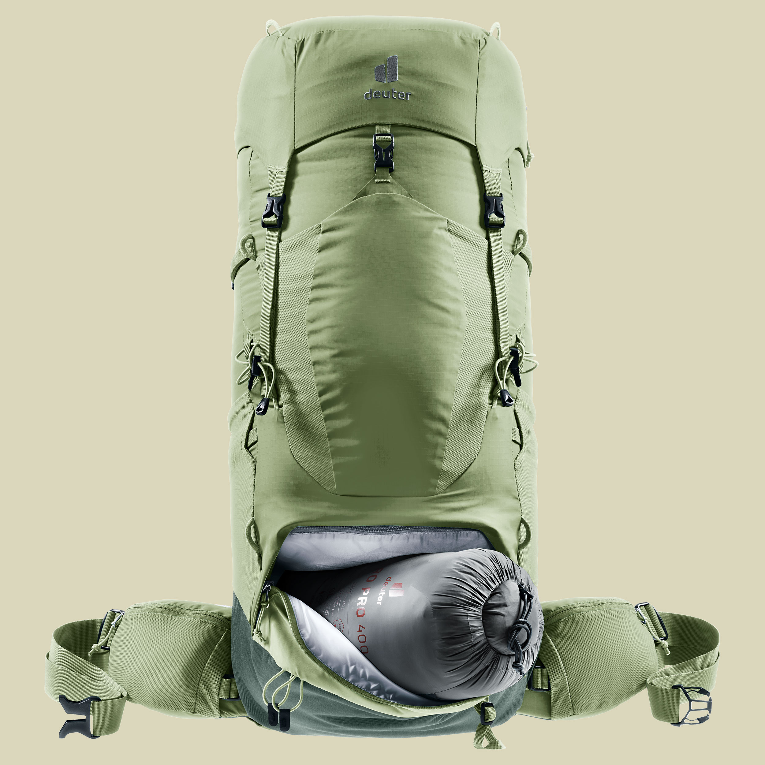 Aircontact Lite 45 + 10 SL Women grün 45 L + 10 L - Farbe grove-ivy
