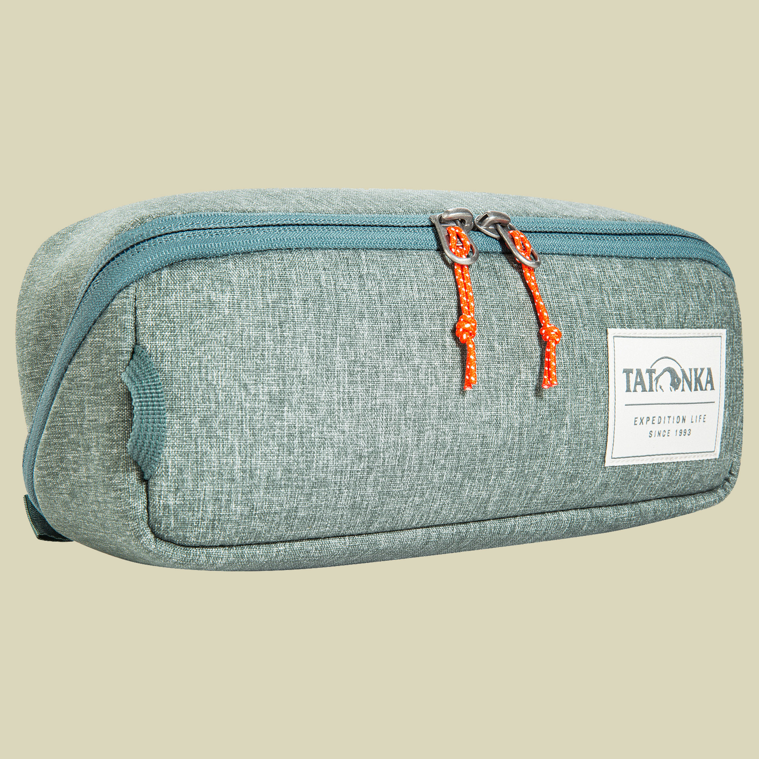 Square Zip Pouch M one size grün - Farbe sage green