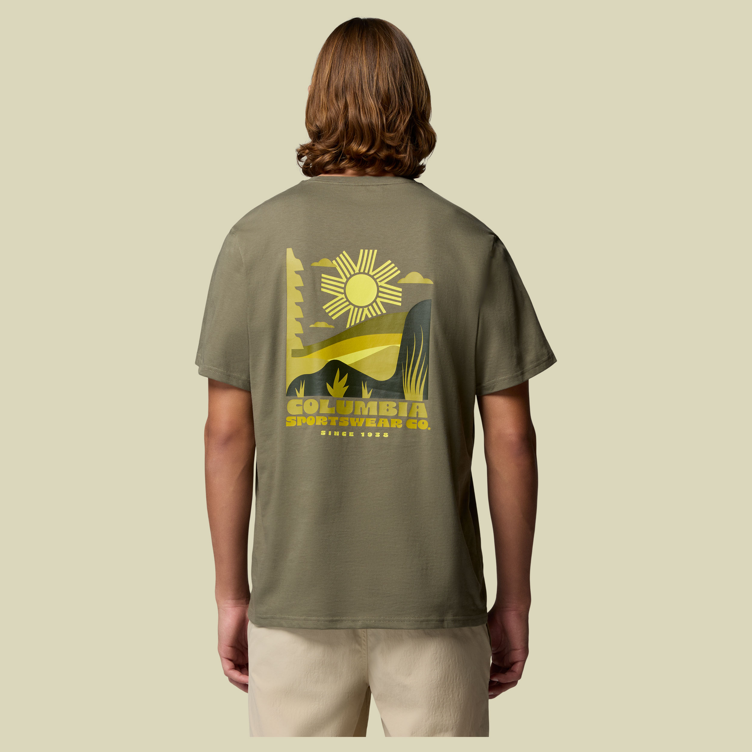 CSC Outdoor Back Graphic T-Shirt Men XL grün - stone green