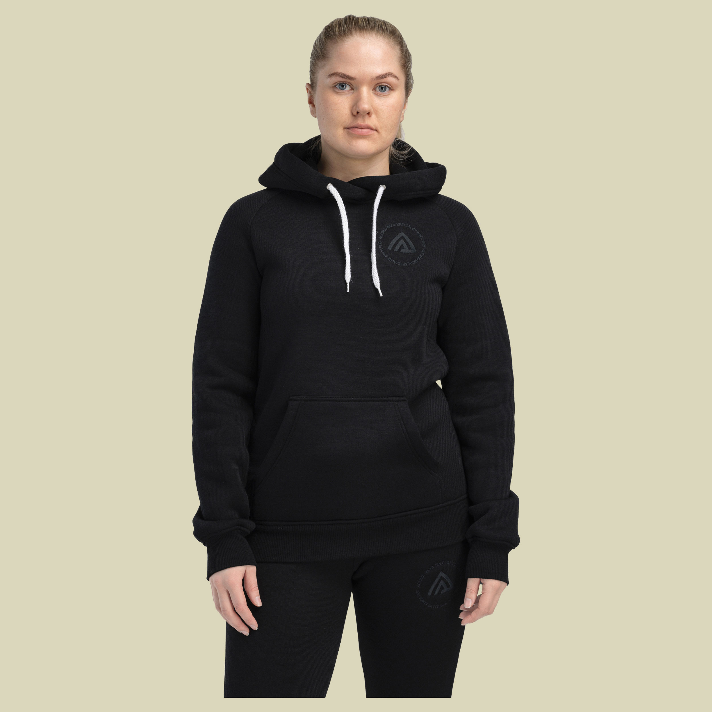 FleeceWool V2 Hoodie Woman schwarz M - jet black