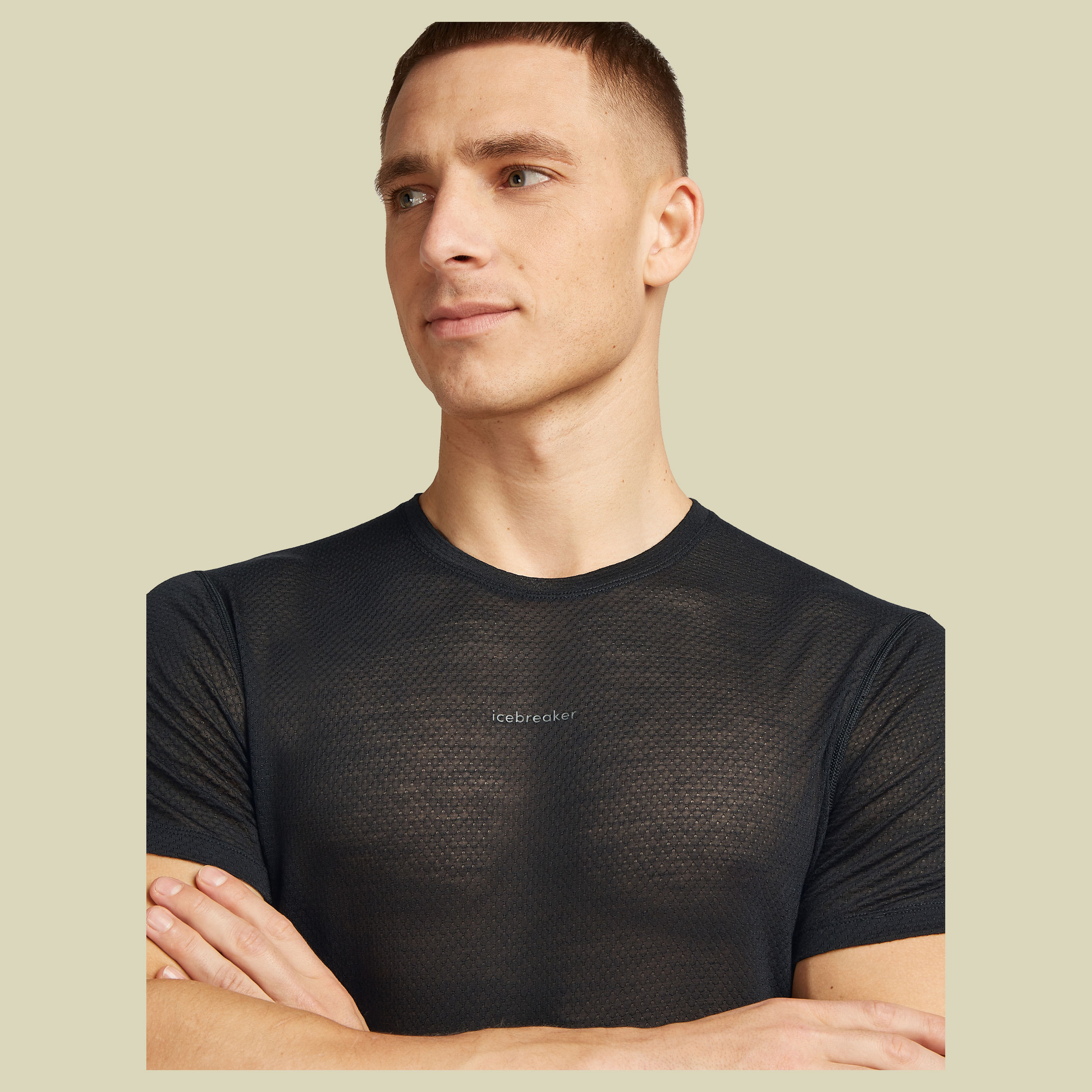 Merino 75 Cool-Lite™ Featherlight SS Crewe Men XXL schwarz - black