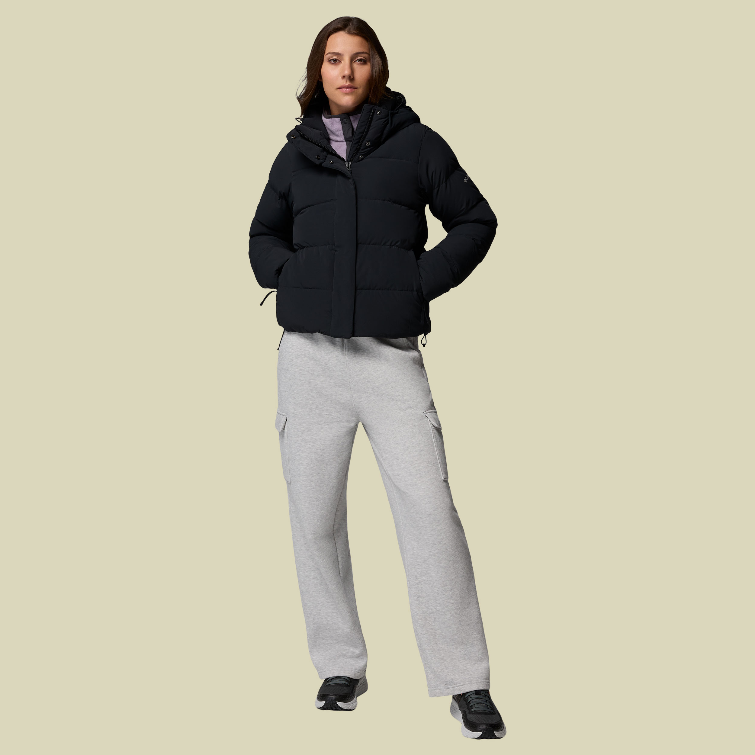 Amaze Puff Hooded Jacket Women XS schwarz - black