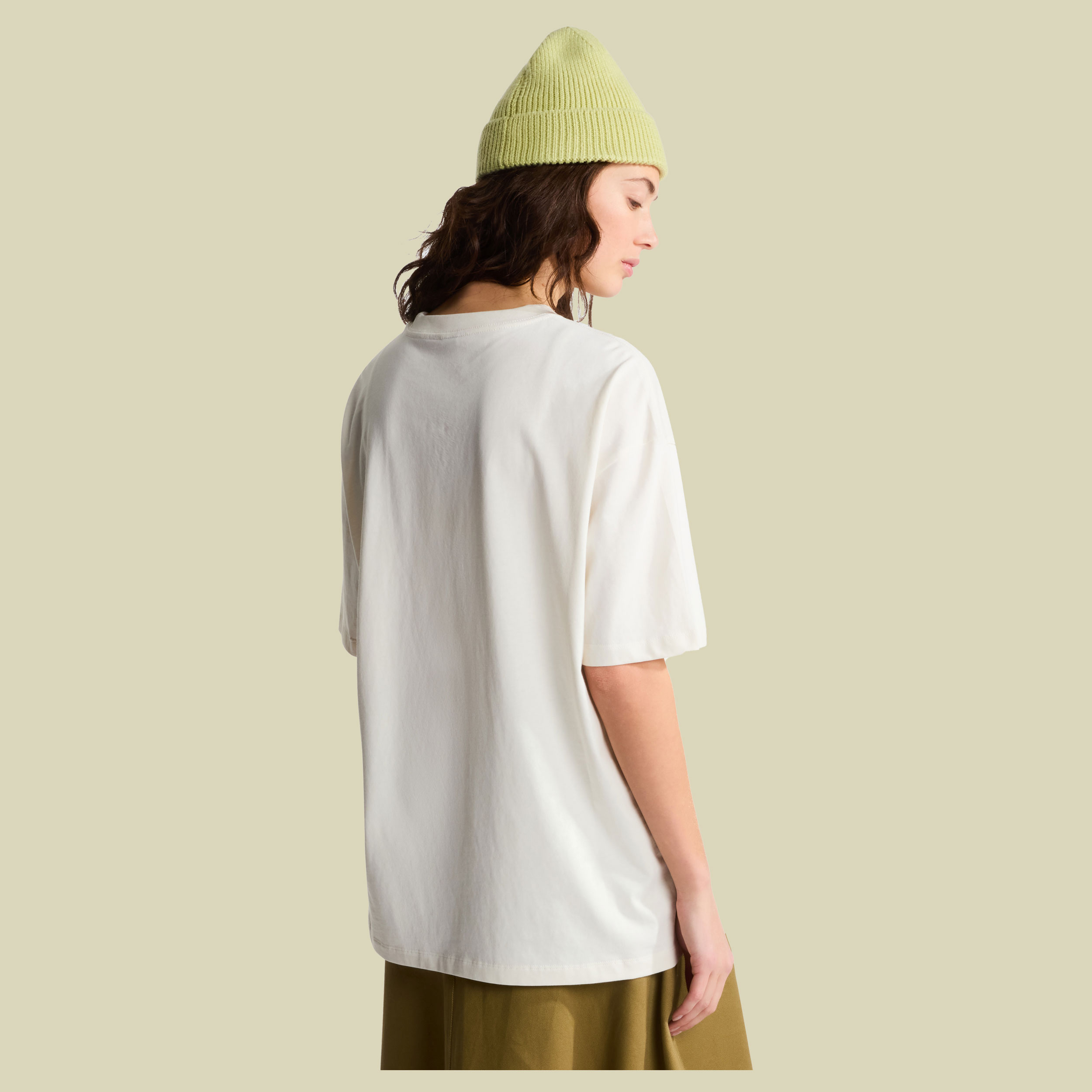Simple Dome OS SS Tee Woman XS beige - Farbe white dune