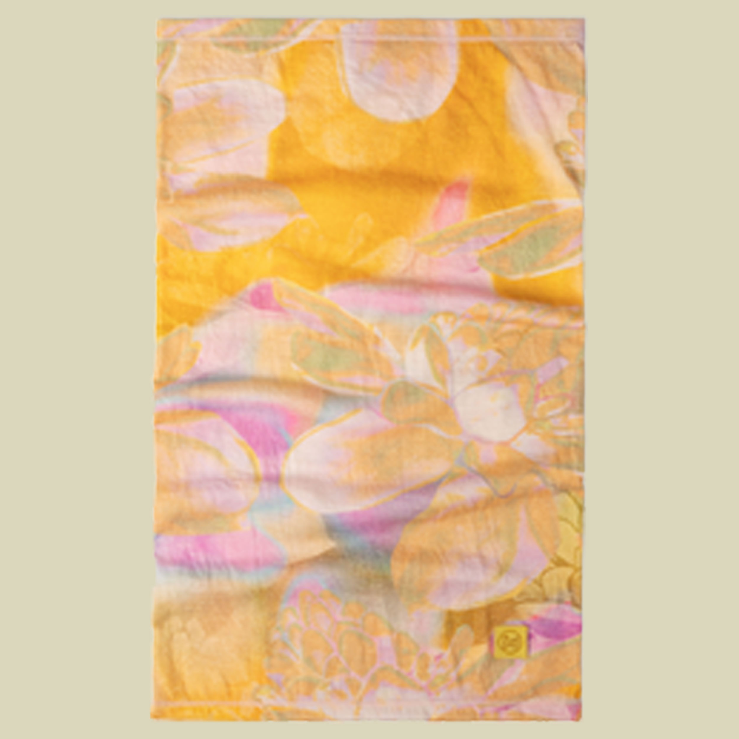 Merino Lightweight Digital Prints one size gelb - esmerald multi