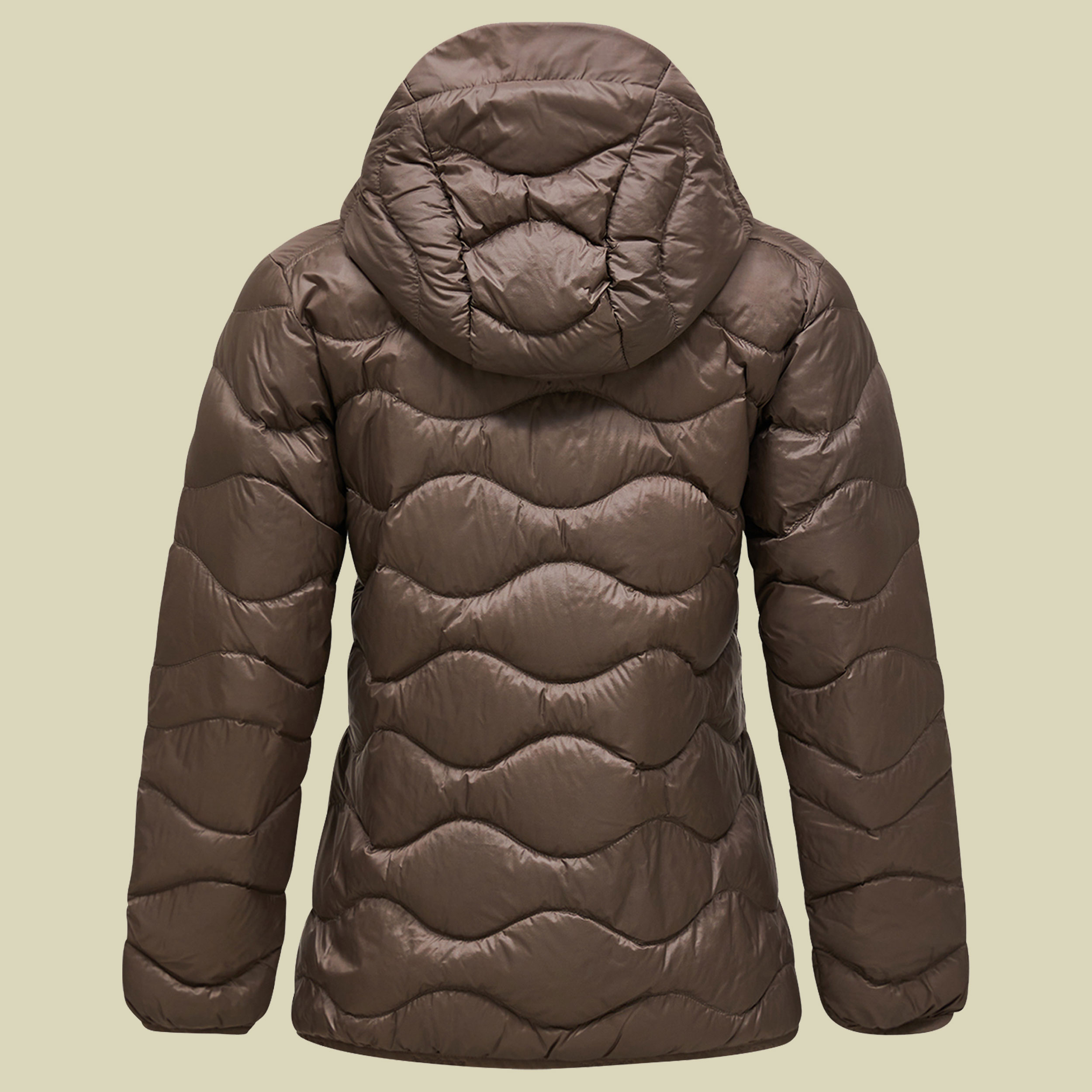 Helium Down Hood Jacket Women braun XS - terrain tan
