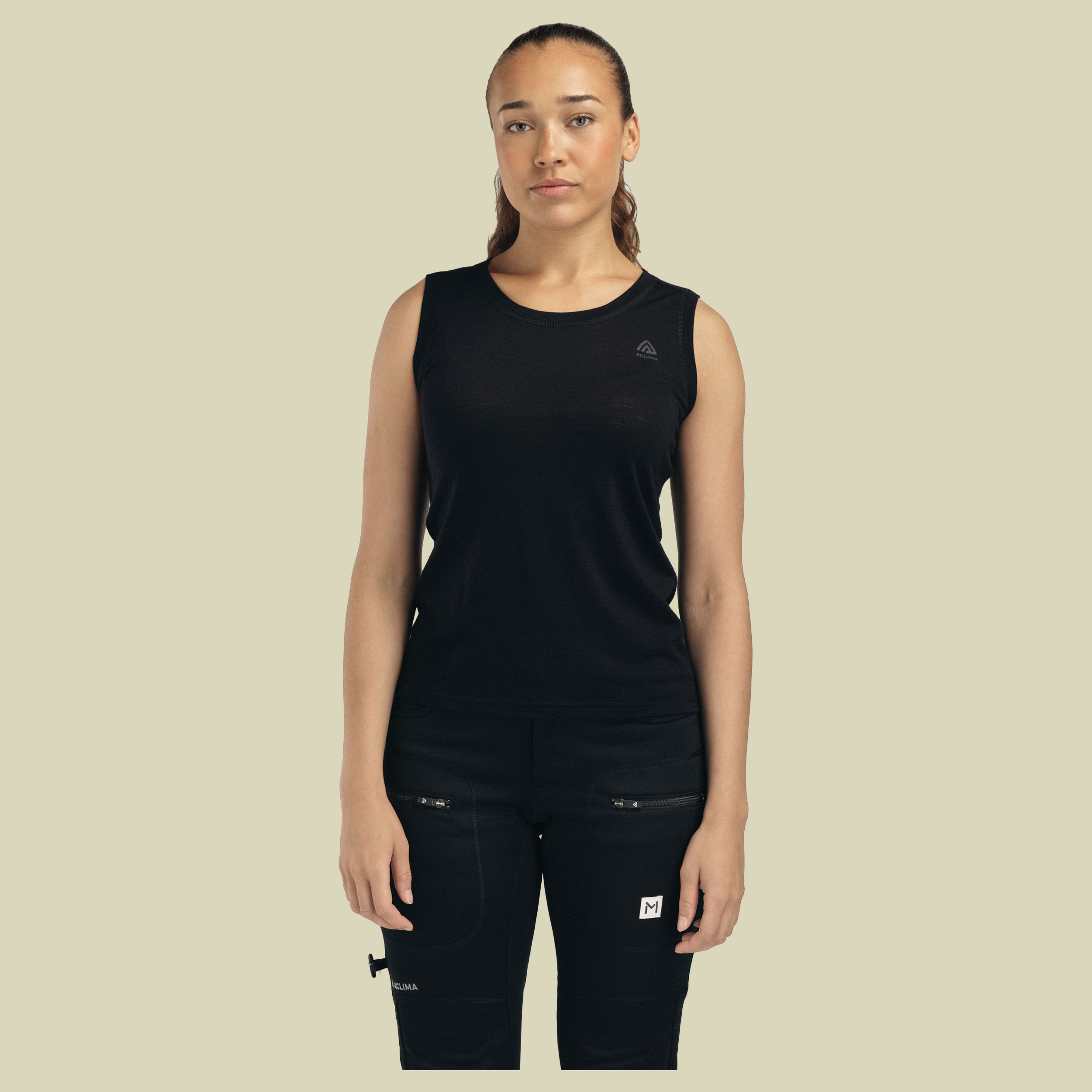 LightWool 140 Singlet V2 Women XL schwarz - jet black