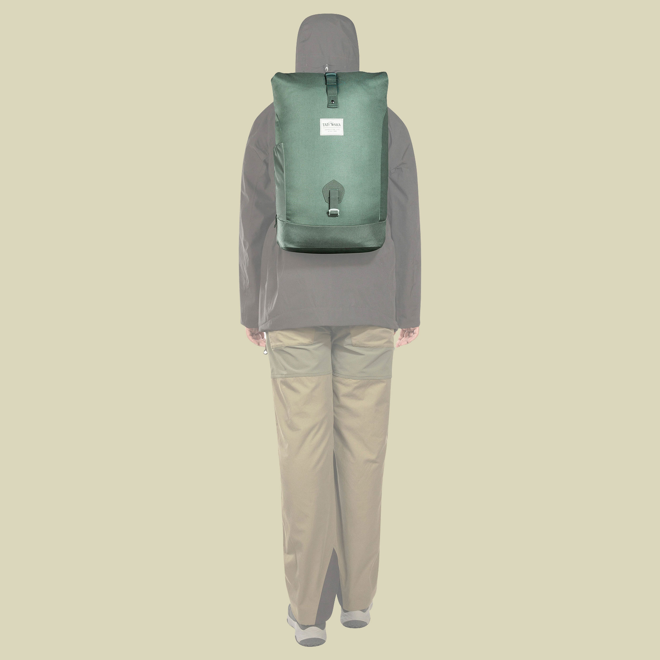 Grip Rolltop Pack 25 Kapok 25 grün - Farbe sage green