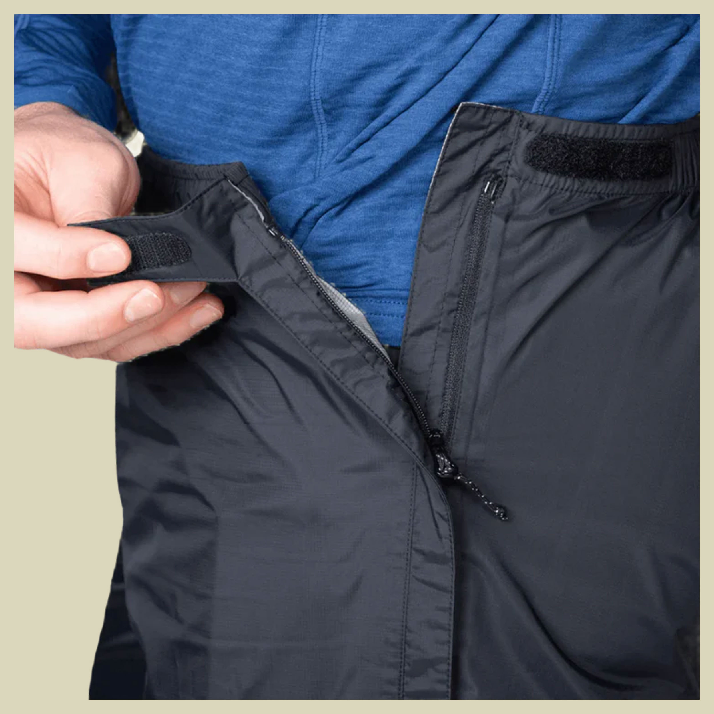 Zeno FZ Mens Pant S-short schwarz - black