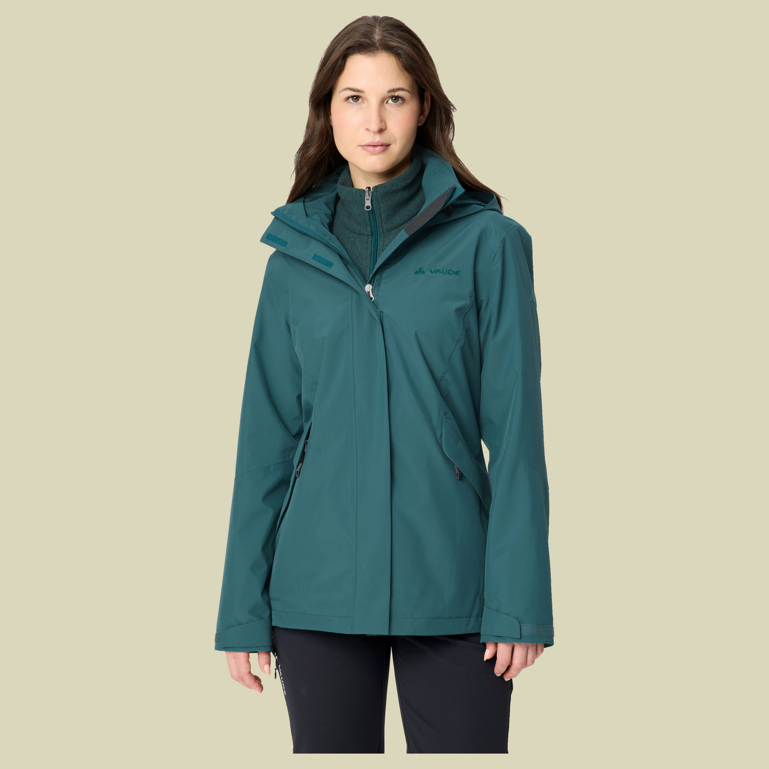 Rosemoor 3in1 Jacket Women 36 grün - dark fjord green
