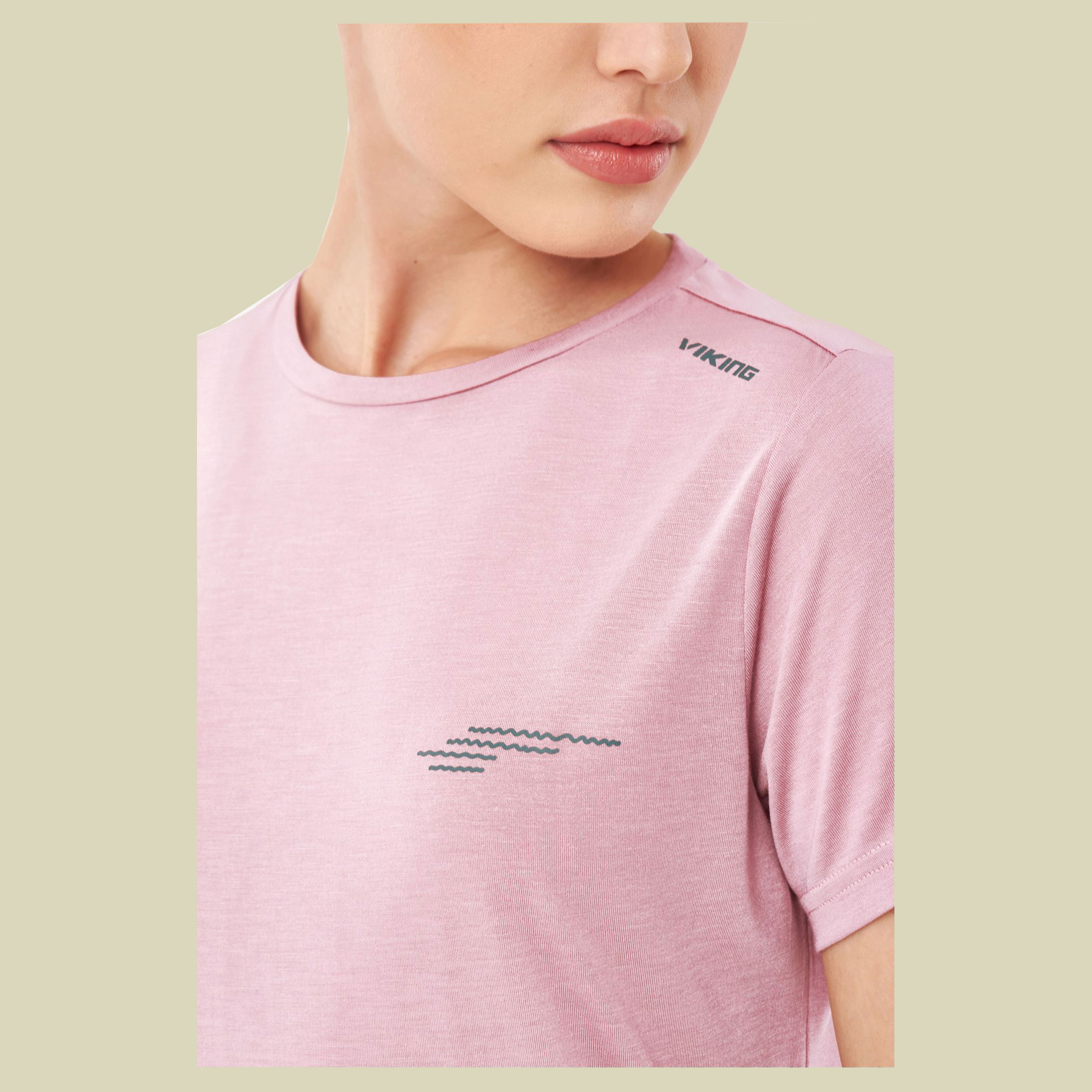 T-Shirt Morain Woman L pink - Farbe light pink