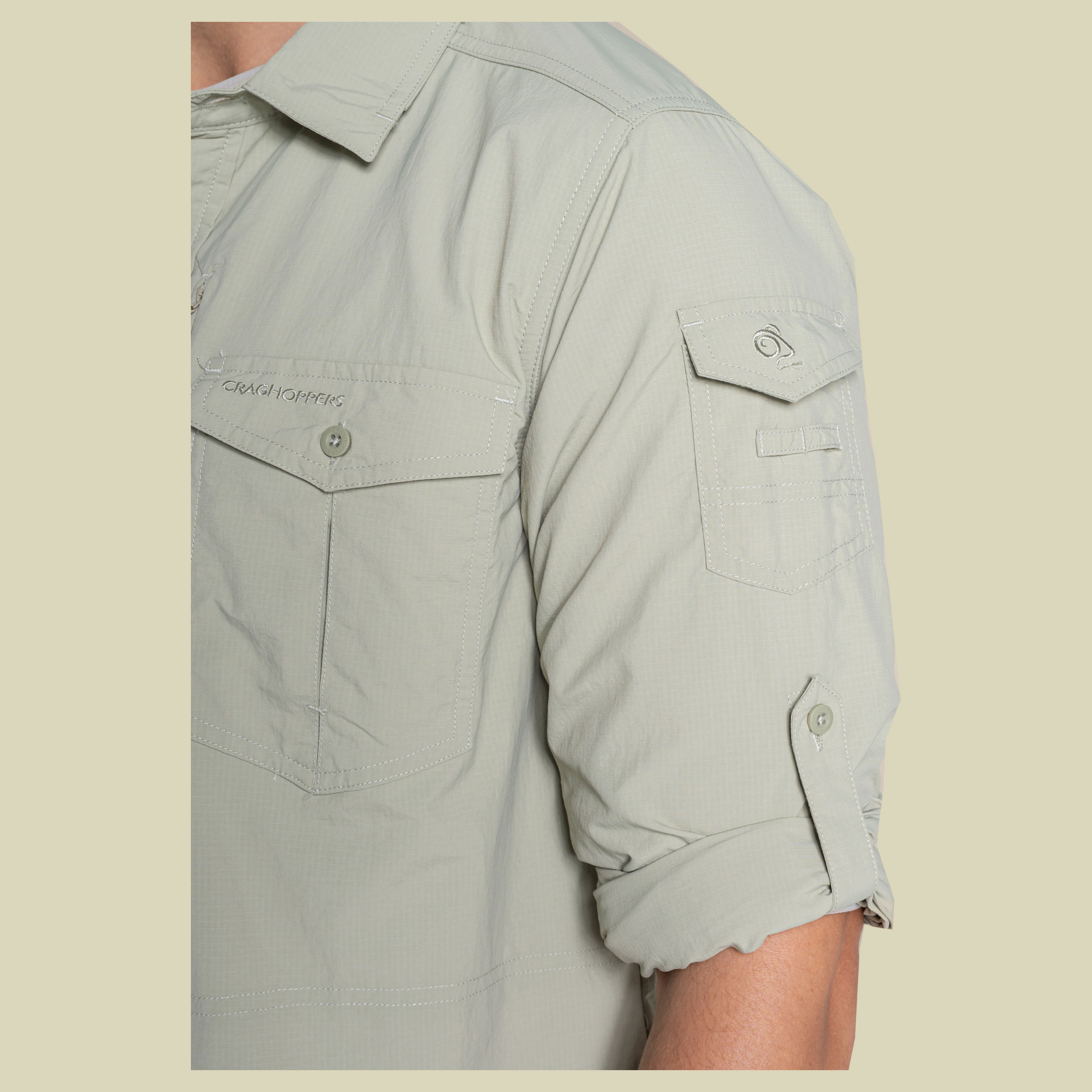 NosiLife Adventure Long Sleeved Shirt III Men XXL grün - bayleaf