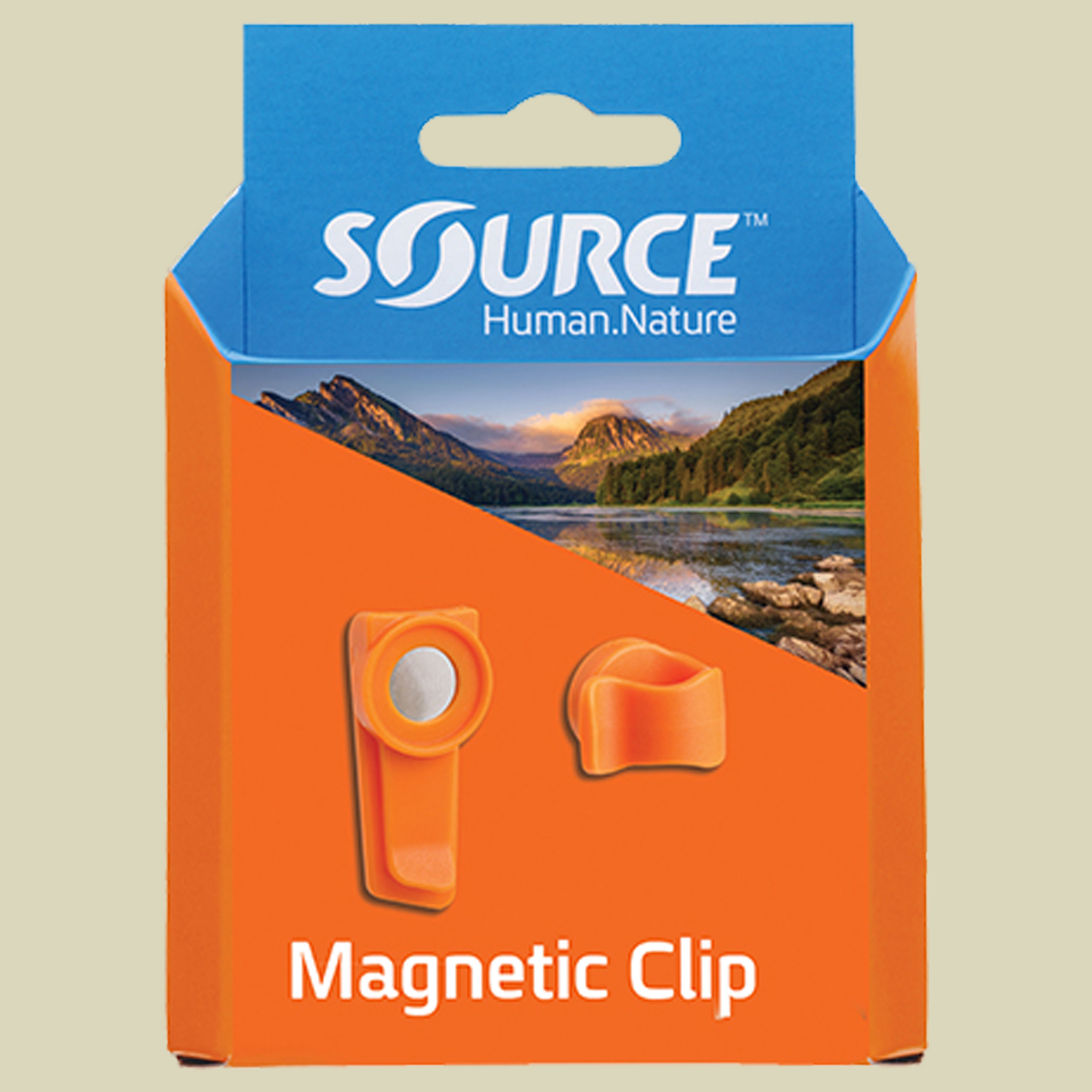 Magnetic Clip Farbe orange