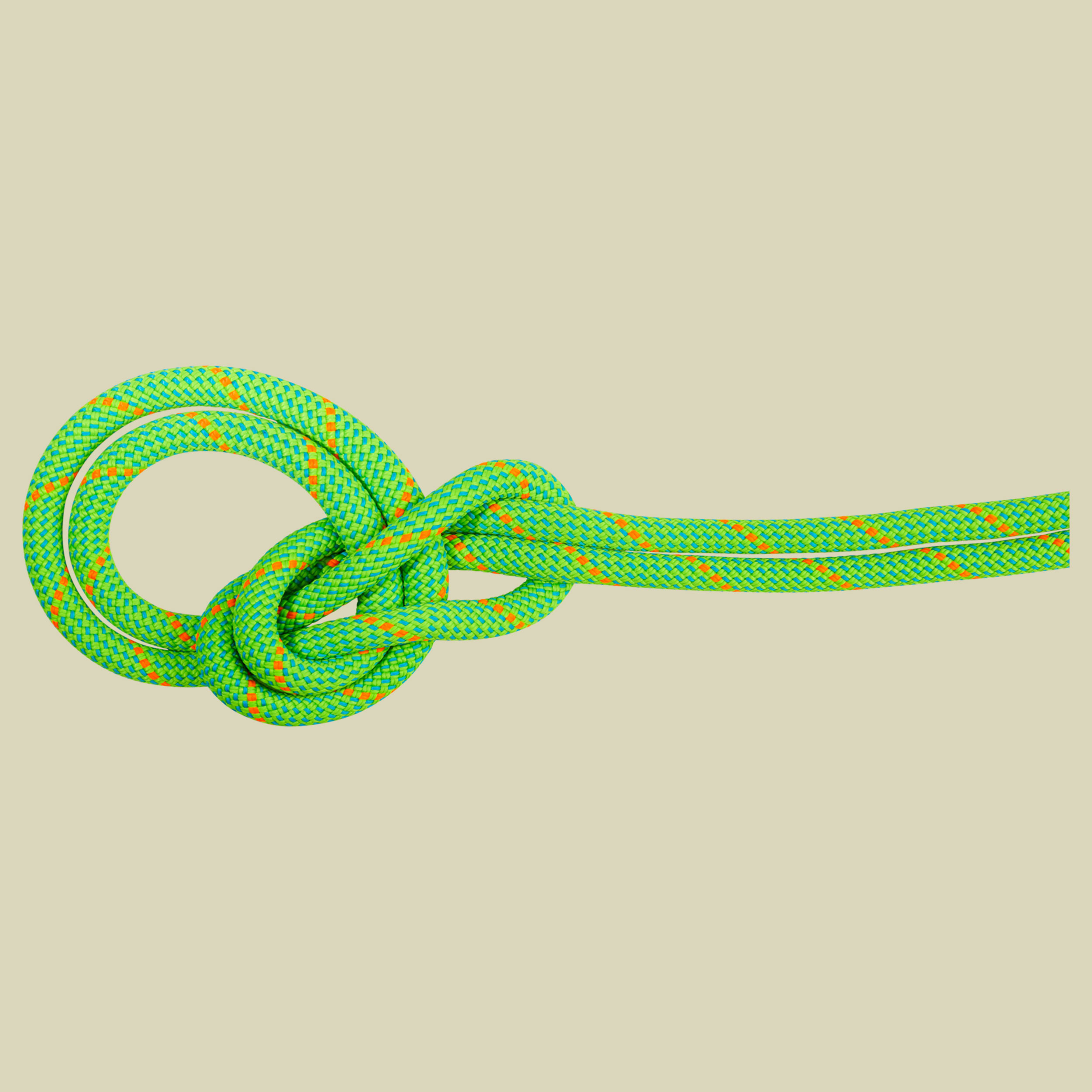 9.5 Crag Dry Rope grün 60 m - neon green-ocean