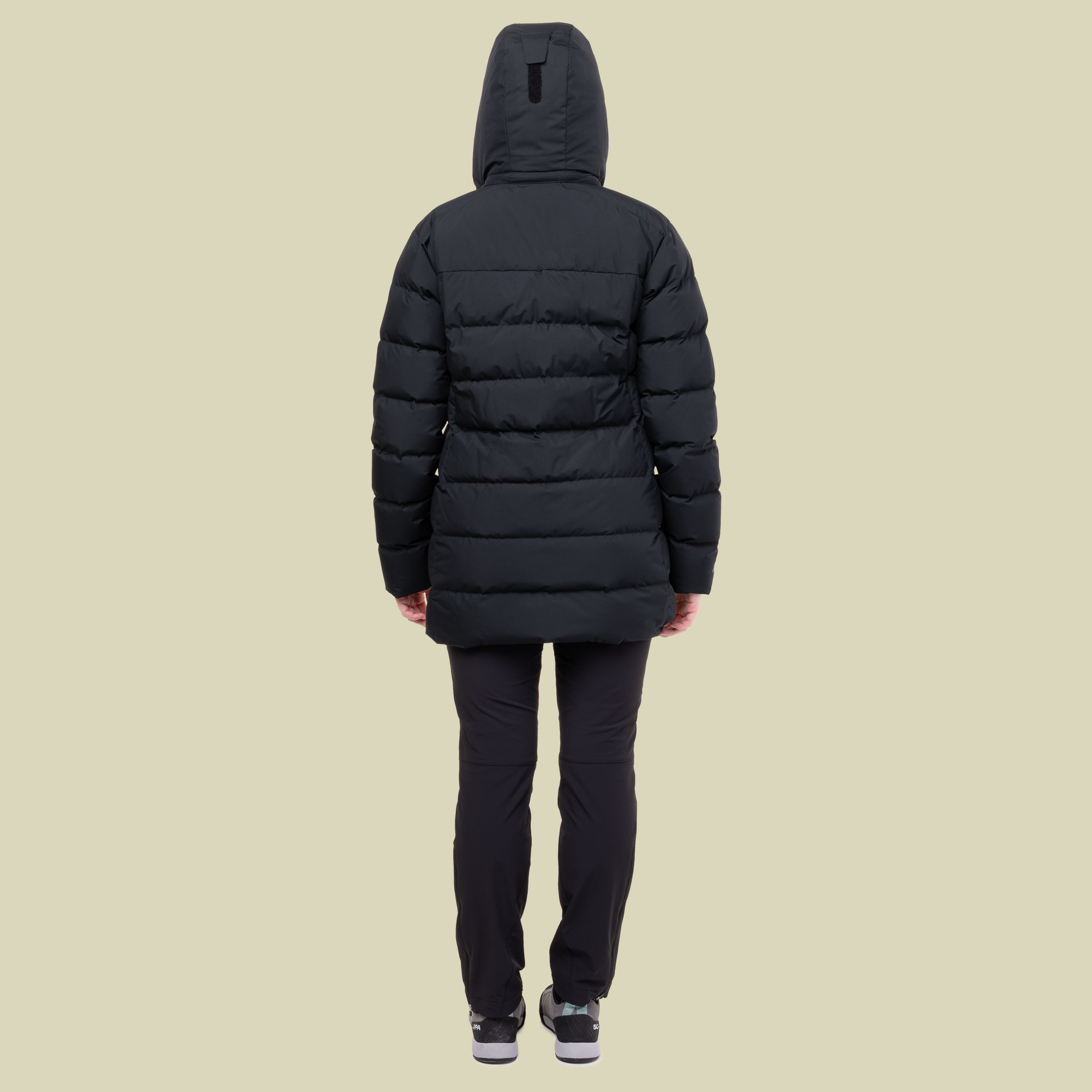 Tromso Womens Parka XL (16) schwarz - Farbe black