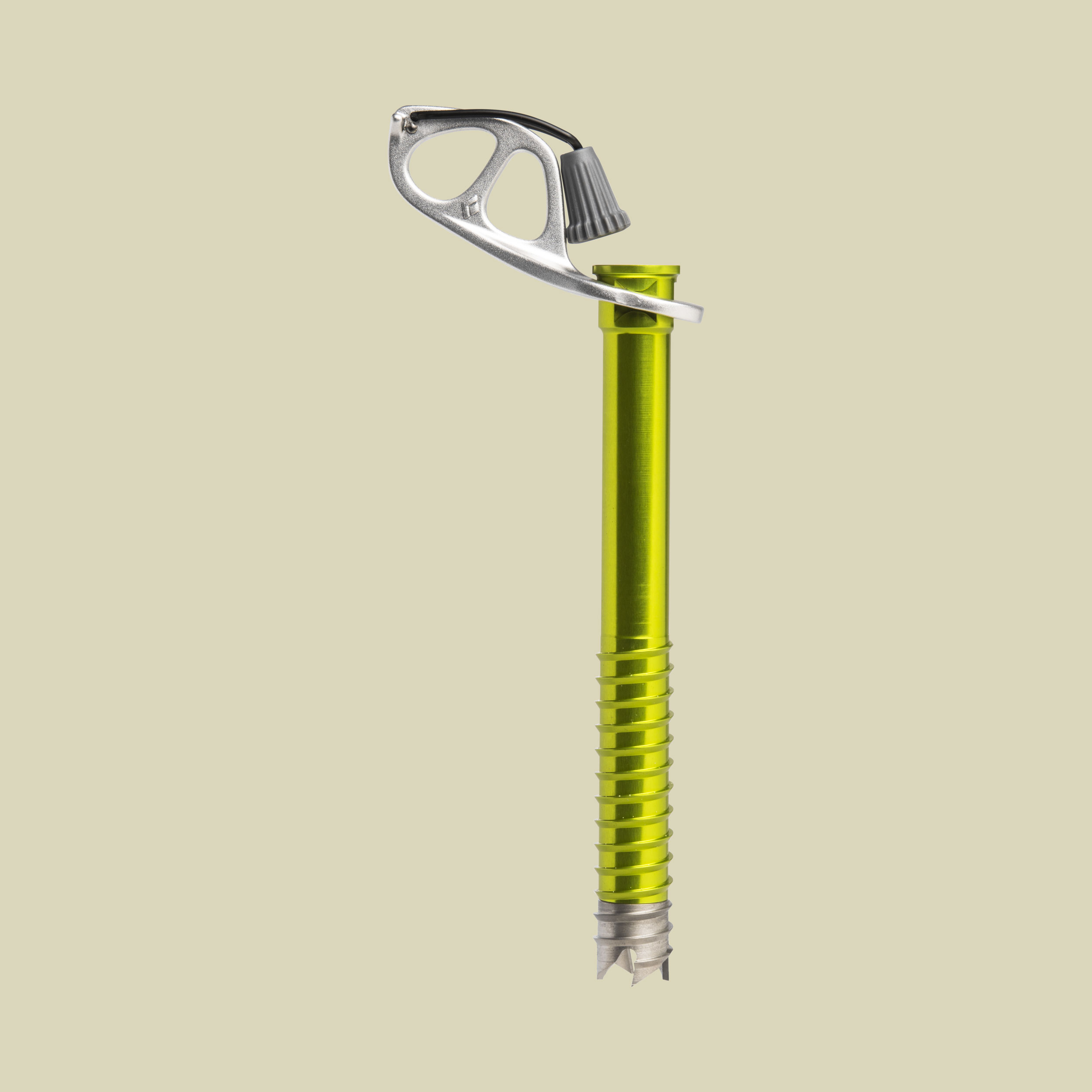 Ultralight Ice Screw Länge 19 cm Farbe envy green/grey
