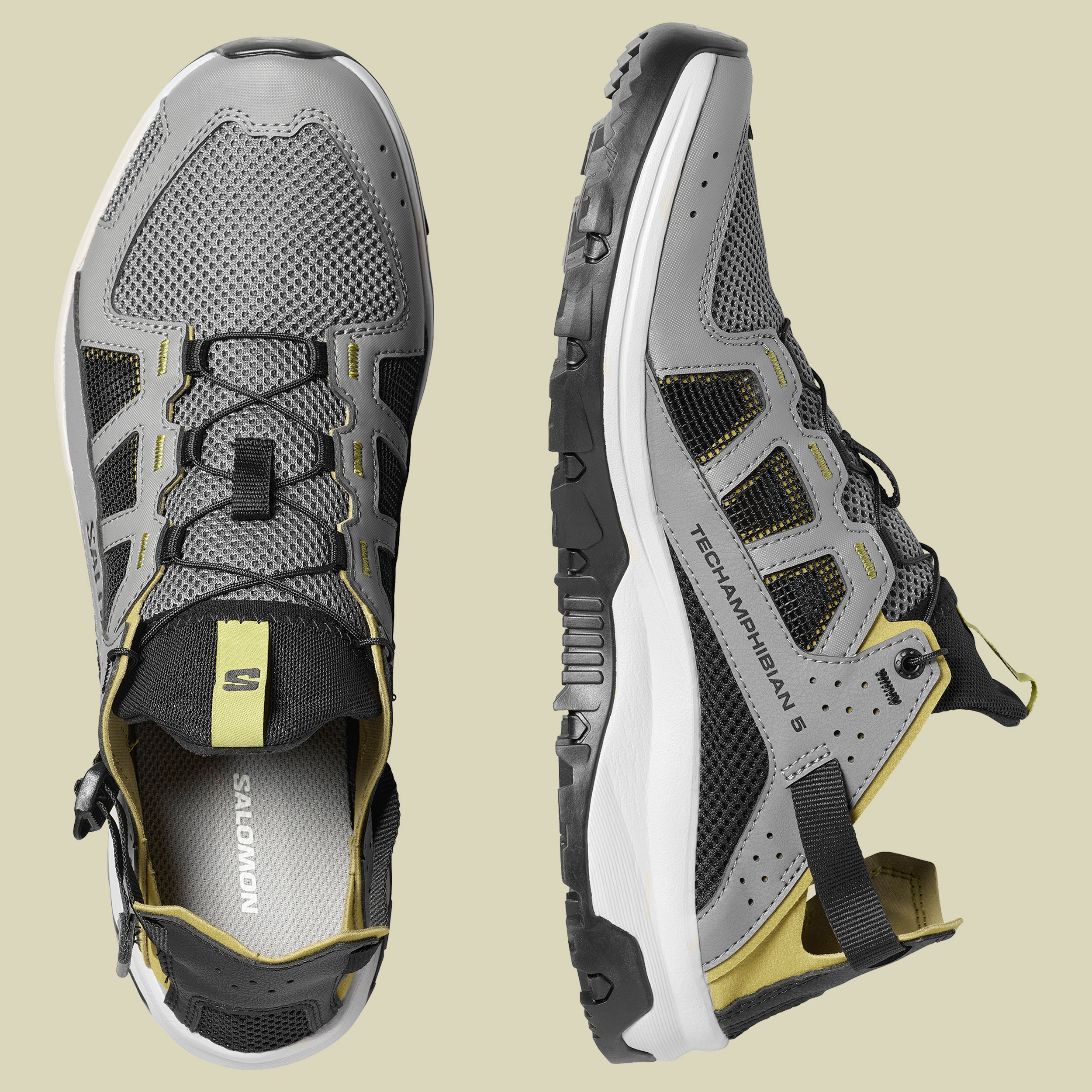 Techamphibian 5 Men grau I UK 9 - castlerock/willow/black