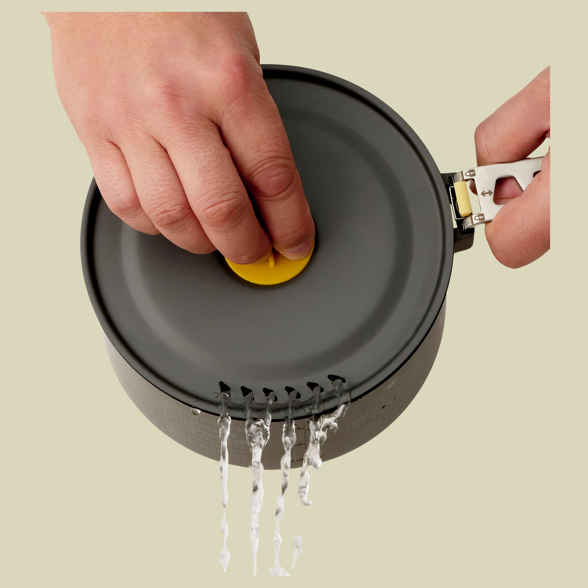 Frontier UL Pot 2L grau - aluminium hard anodised grey