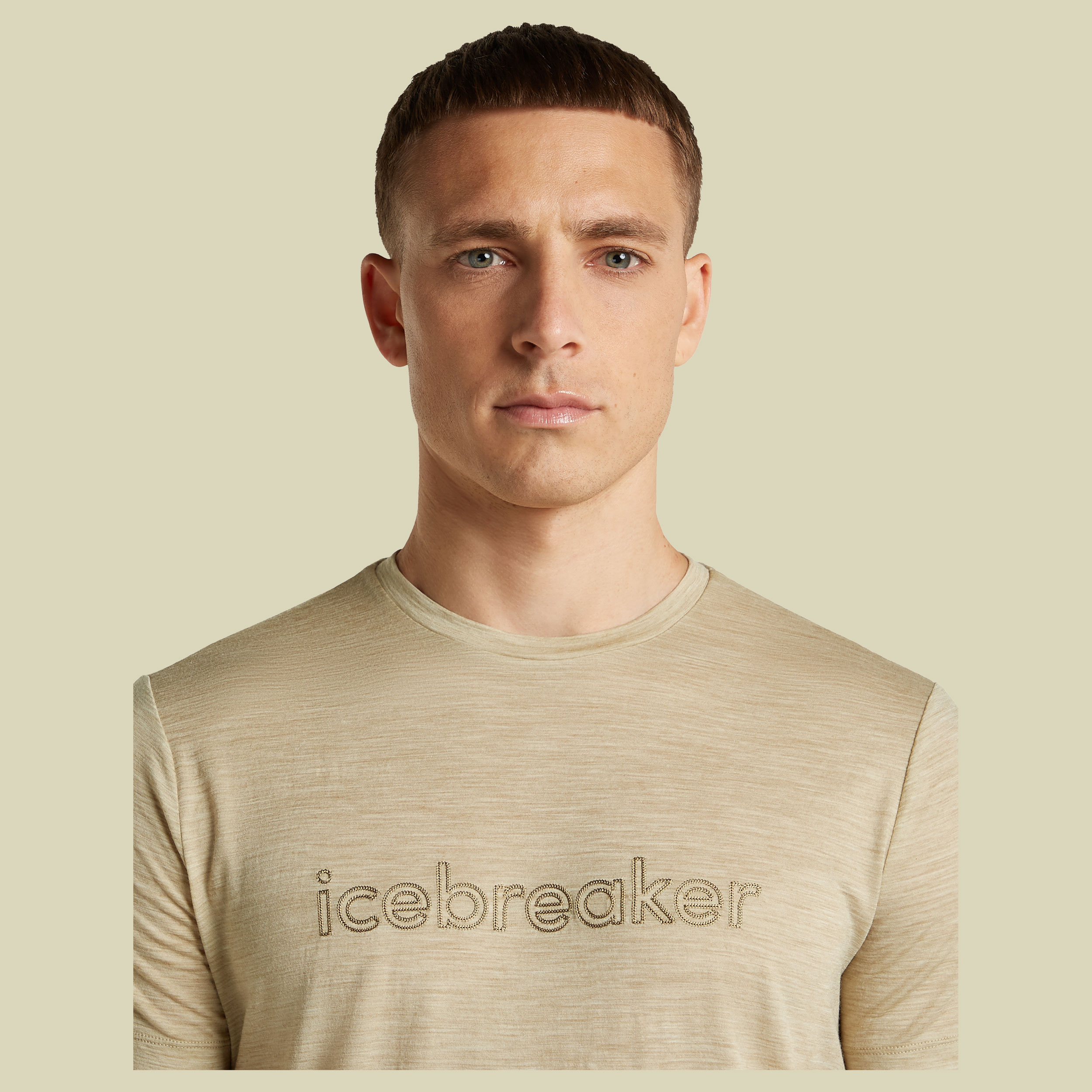 Merino 150 Tech Lite SS Tee IB Stitchline Men XL beige - bay heather