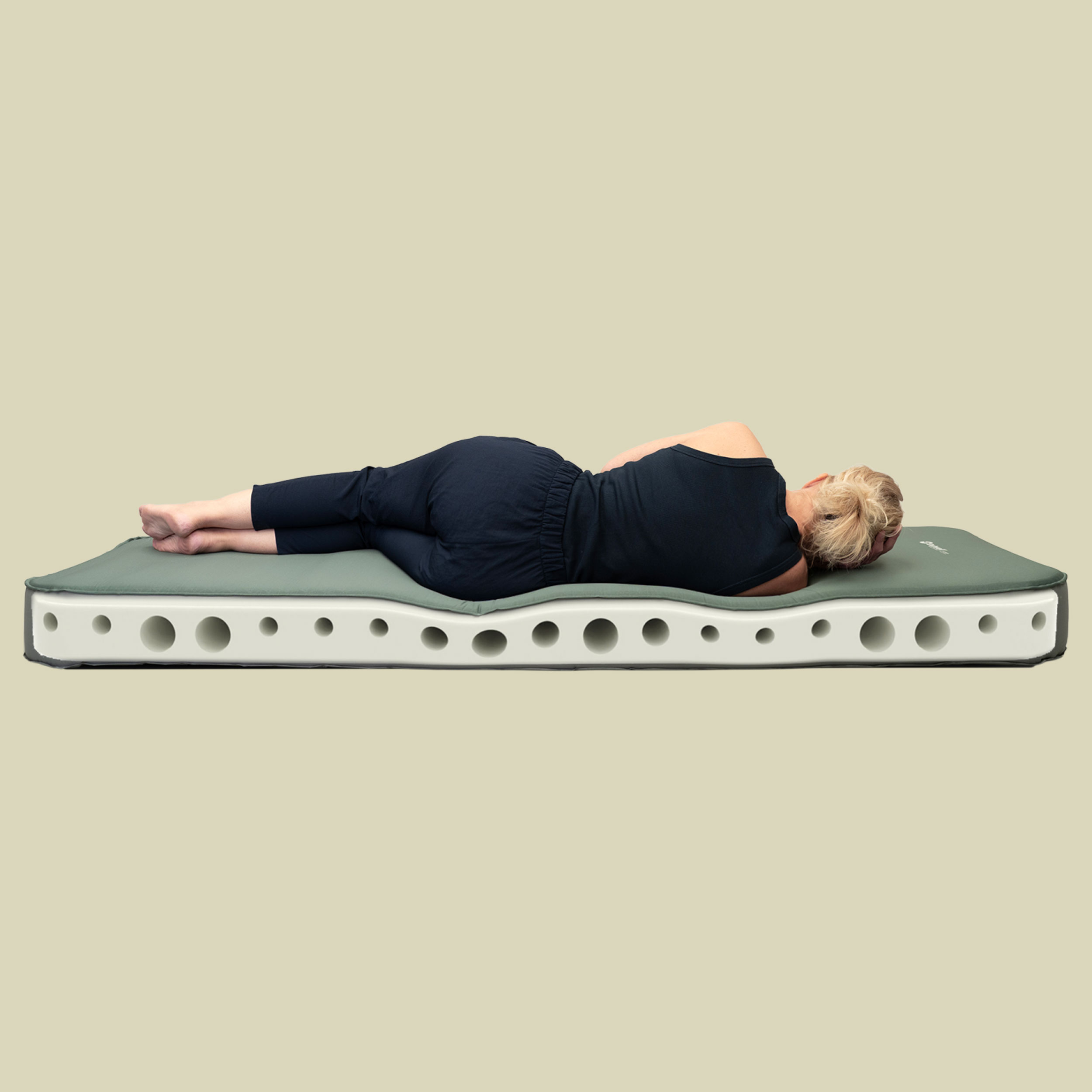 Sleepnest Single 10.0 CM 200 x 73 x 10 cm green
