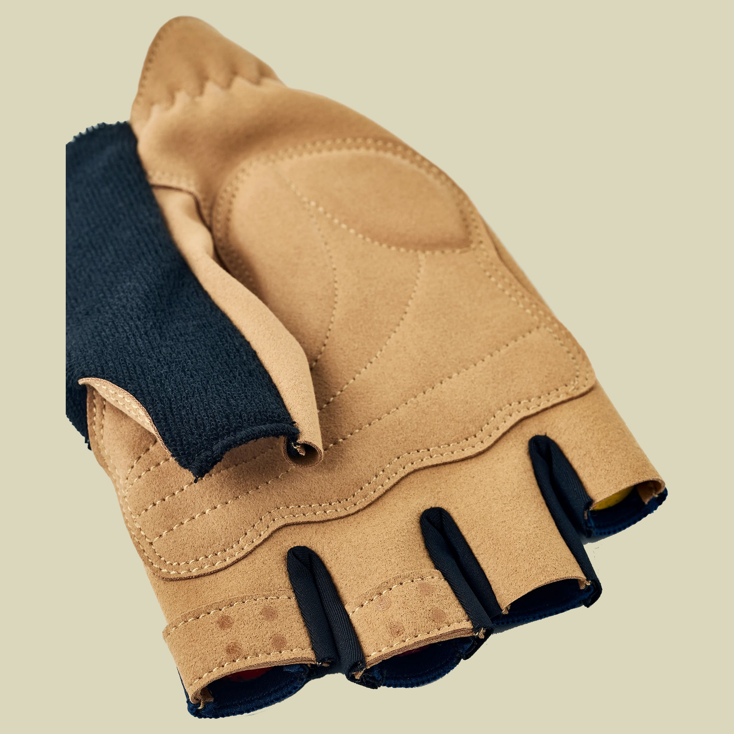Spiro Short – 5 finger unisex 9 mehrfarbig - Farbe navy/tan