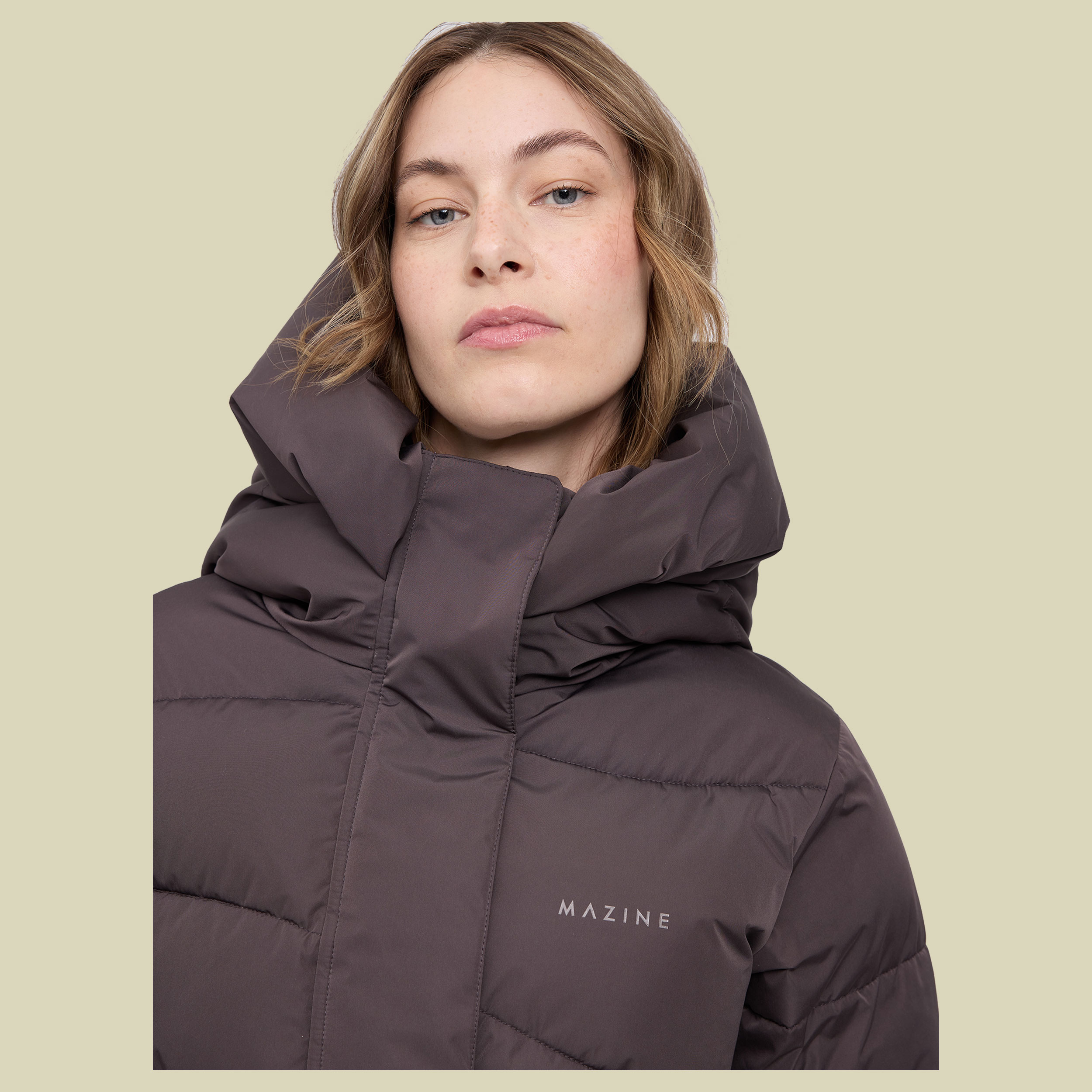 Waves Quilt Puffer Coat Women