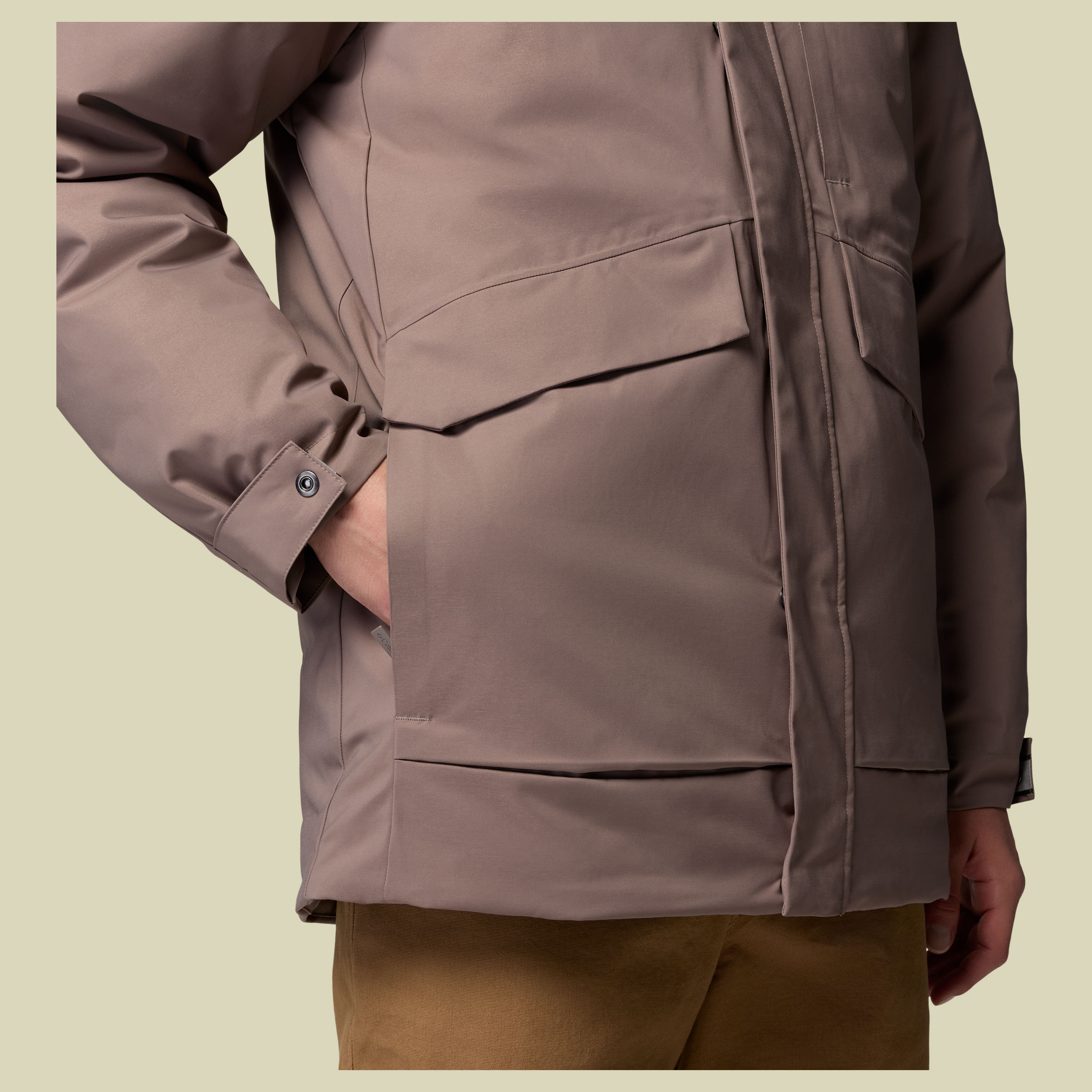 Street Heights Parka Men M braun- Farbe iron