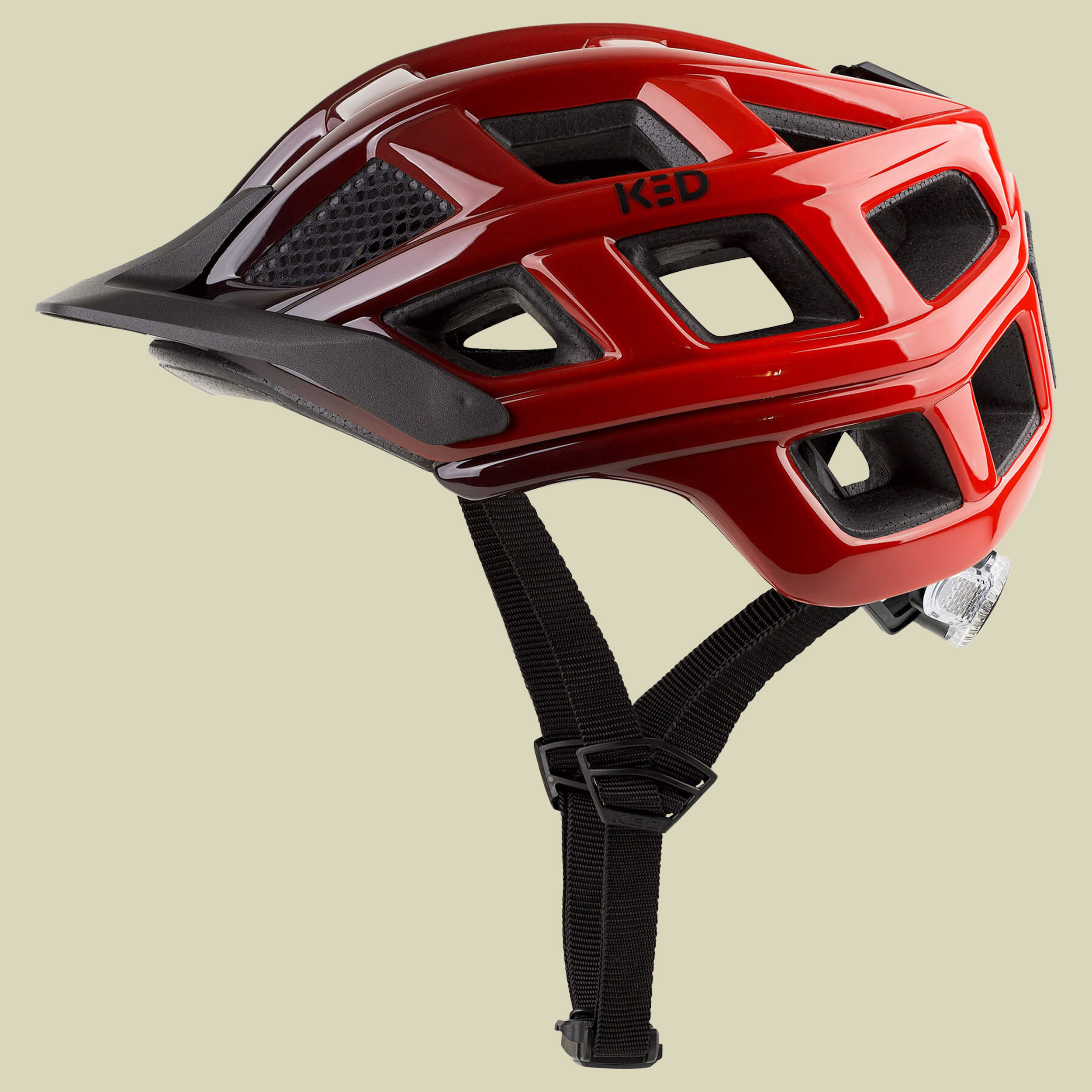 Crom rot M 52-58 cm - Farbe rot-black glossy