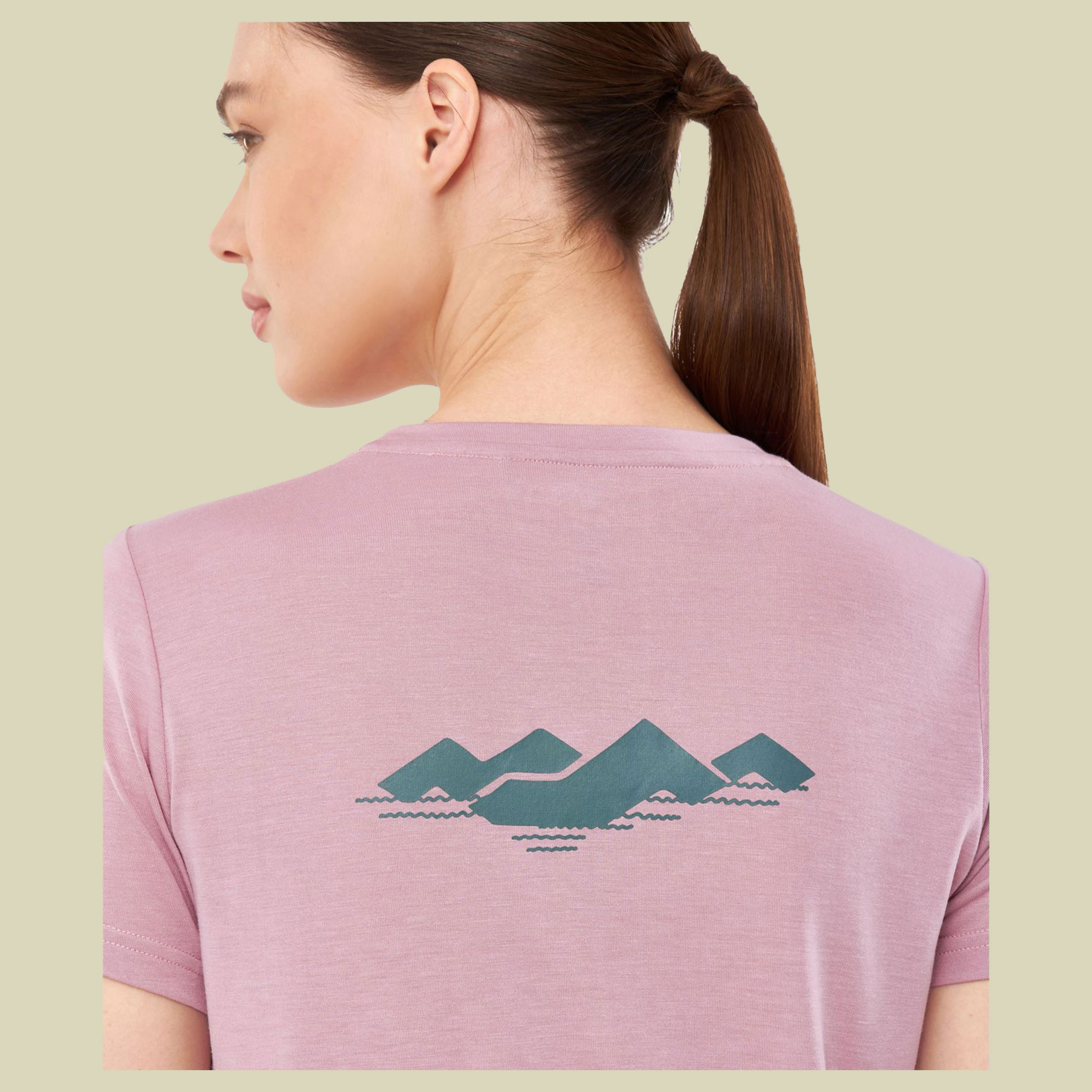 T-Shirt Morain Woman L pink - Farbe light pink