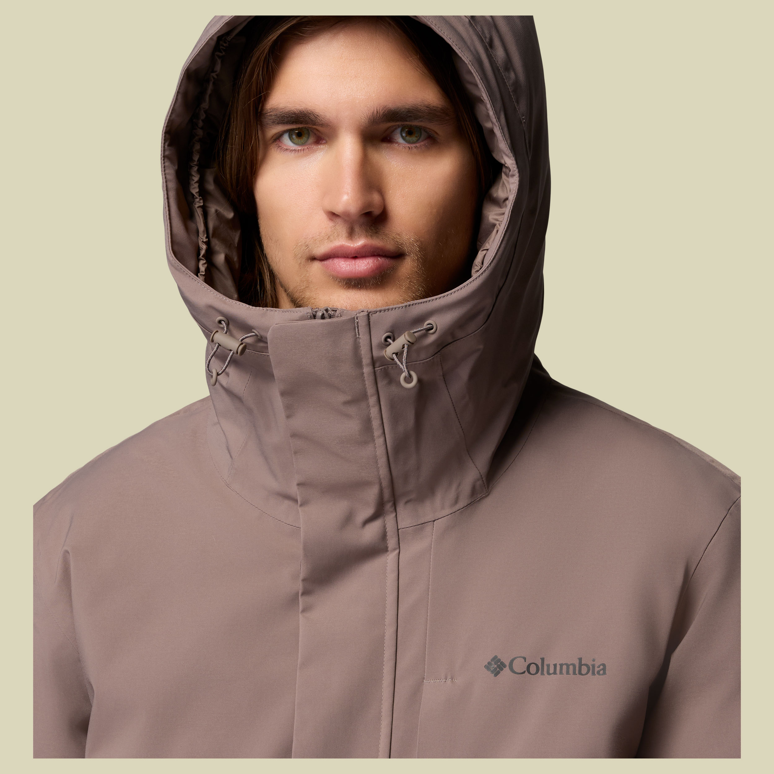 Street Heights Parka Men M braun- Farbe iron