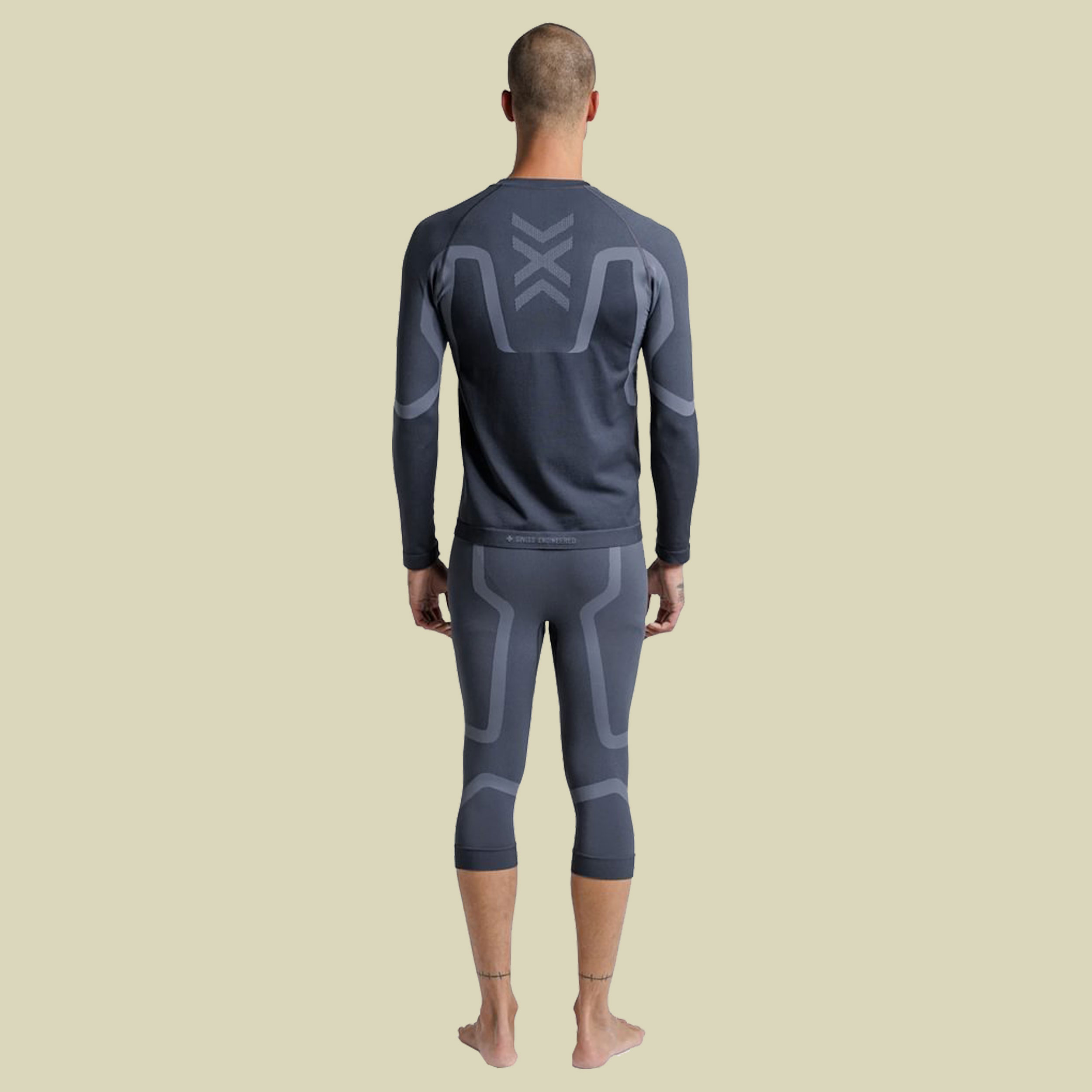 X-Bionic X-Ential 3/4 Tights Men XL grau - anthracite