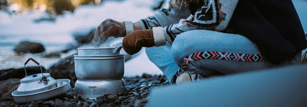 Trangia Kocher im Einsatz