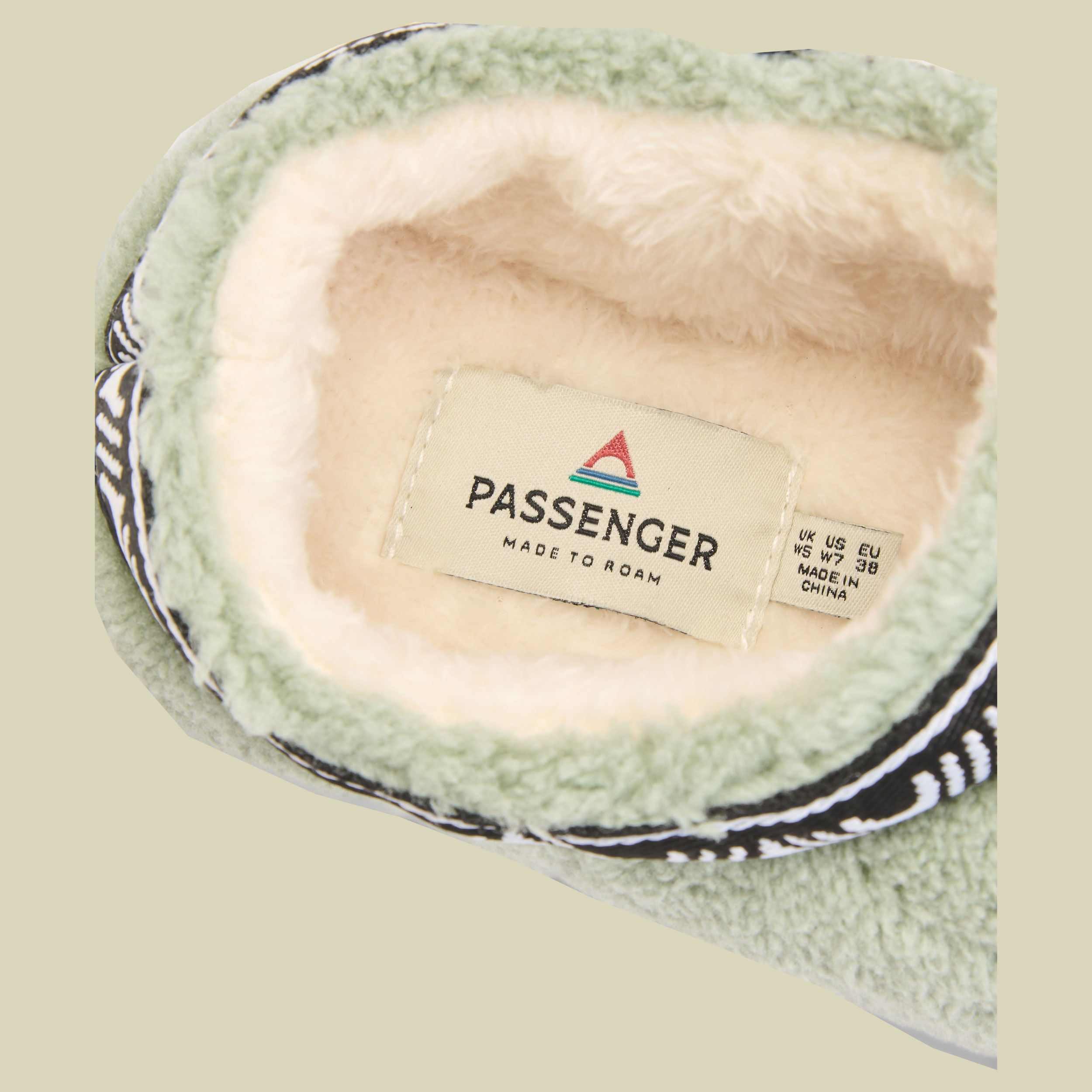 Ember Sherpa Fleece Slipper 2.0 UK 6 pistachio