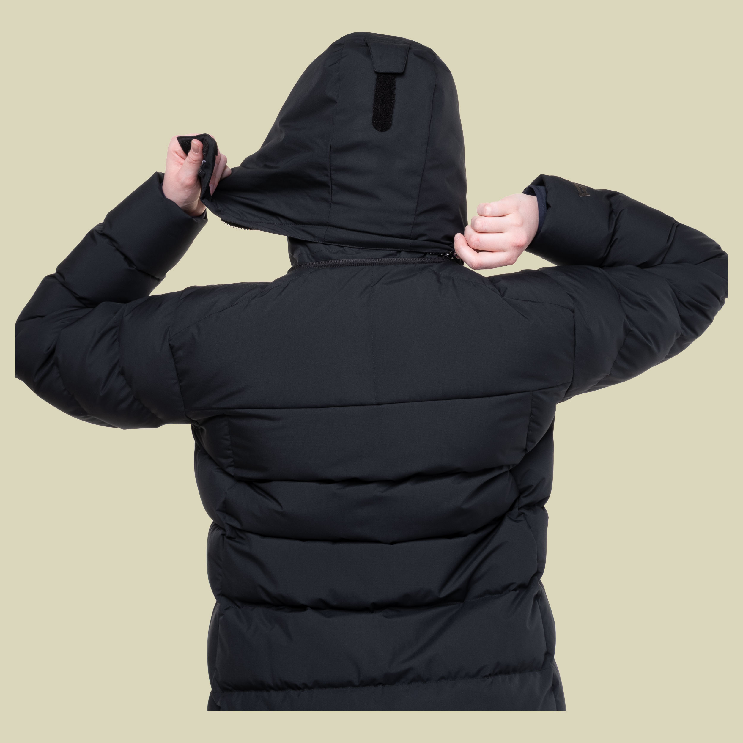 Tromso Womens Parka XL (16) schwarz - Farbe black