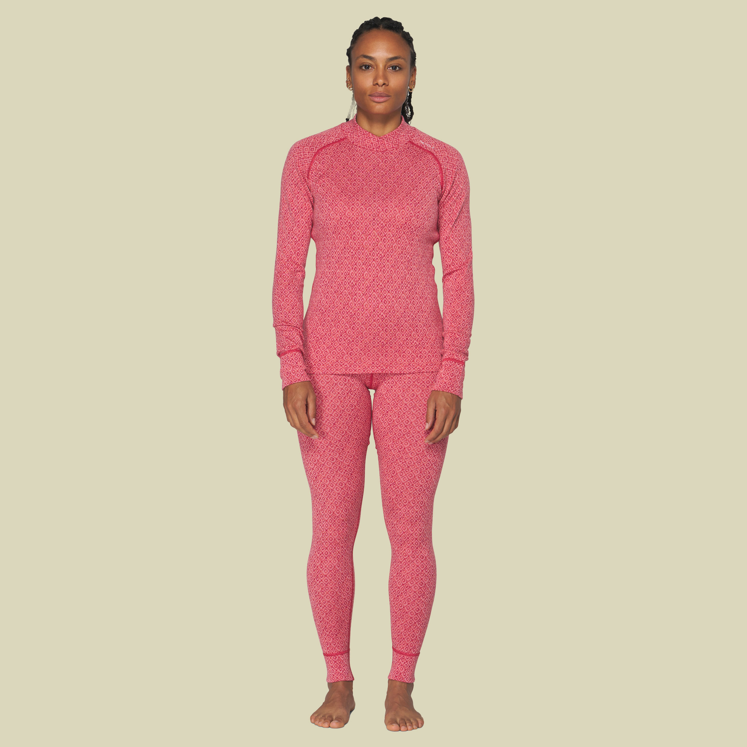 Signaure Silk 230 Cross Neck Woman L pink - apricot