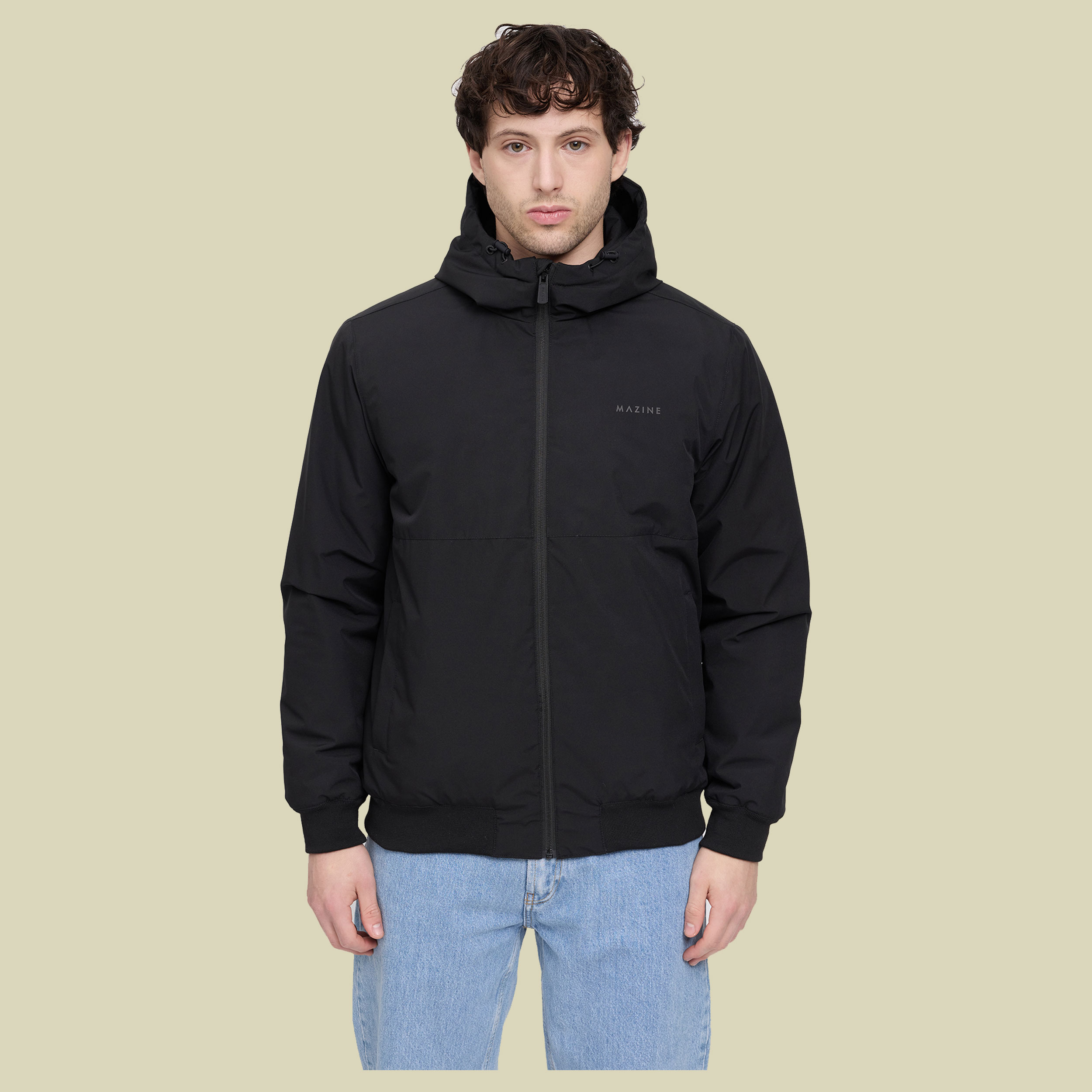 Padded Blouson Men M schwarz - black