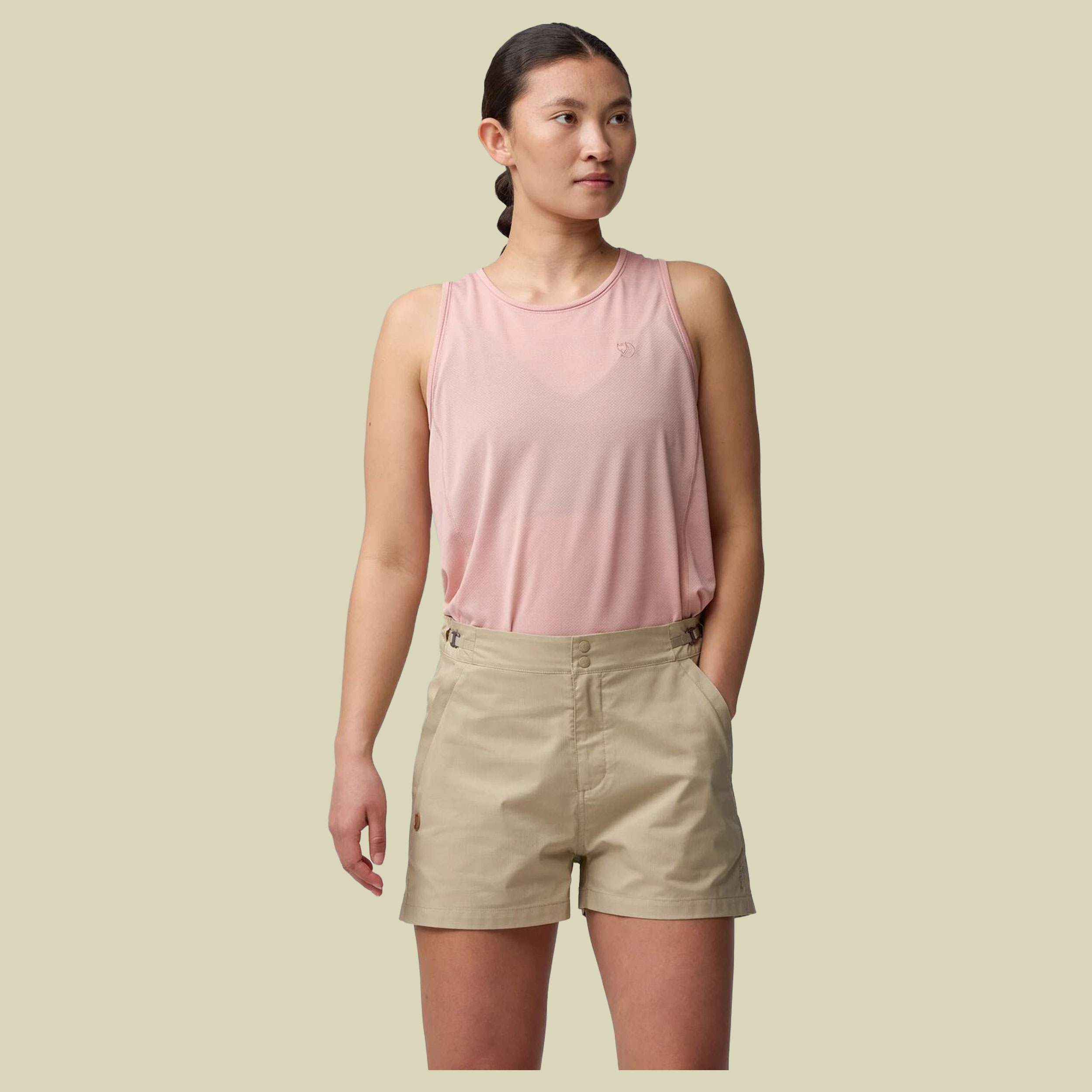 Abisko Hike Shorts Women 38 braun - fossil