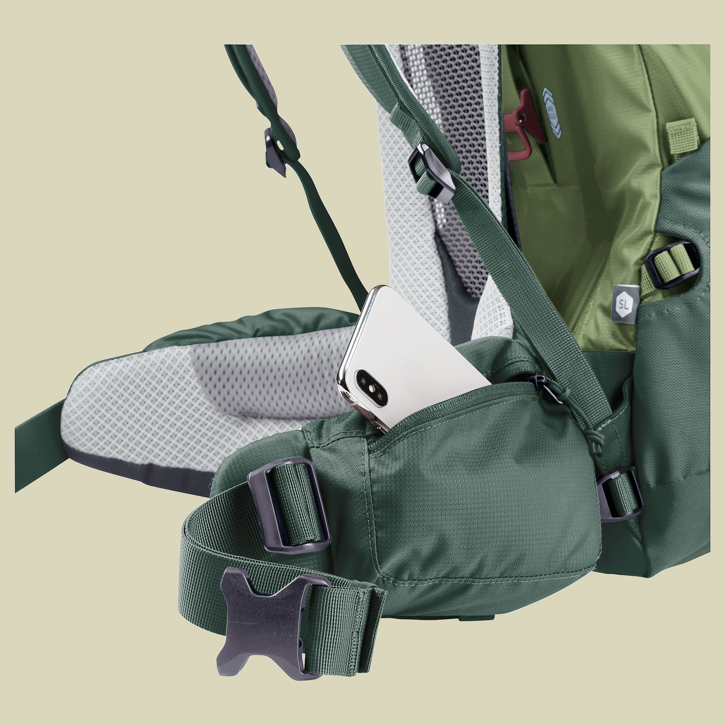 Futura Air Trek 45 + 10 SL Women grün 45 L + 10 L - Farbe grove-ivy