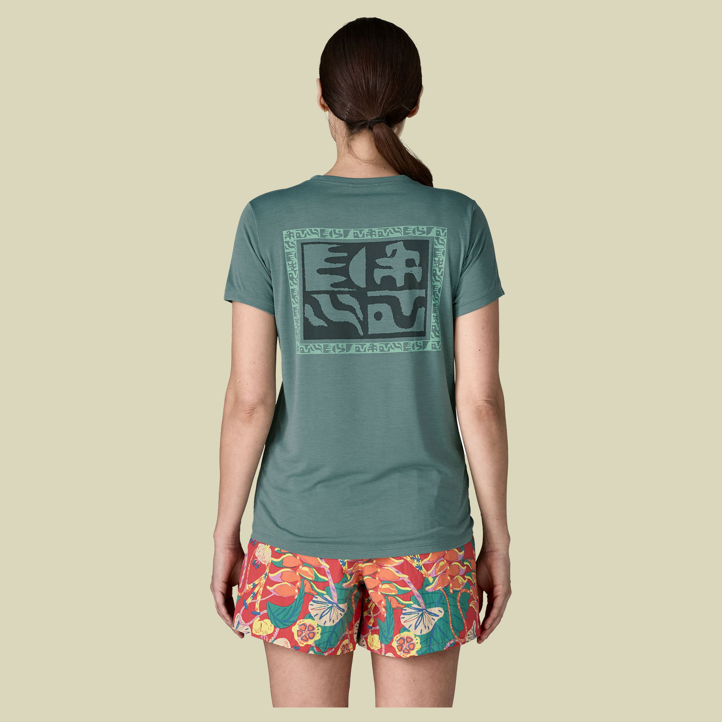 Cap Cool Daily Shirt – Mother Rays Women XL blau - blue sage-light blue sage x-dye