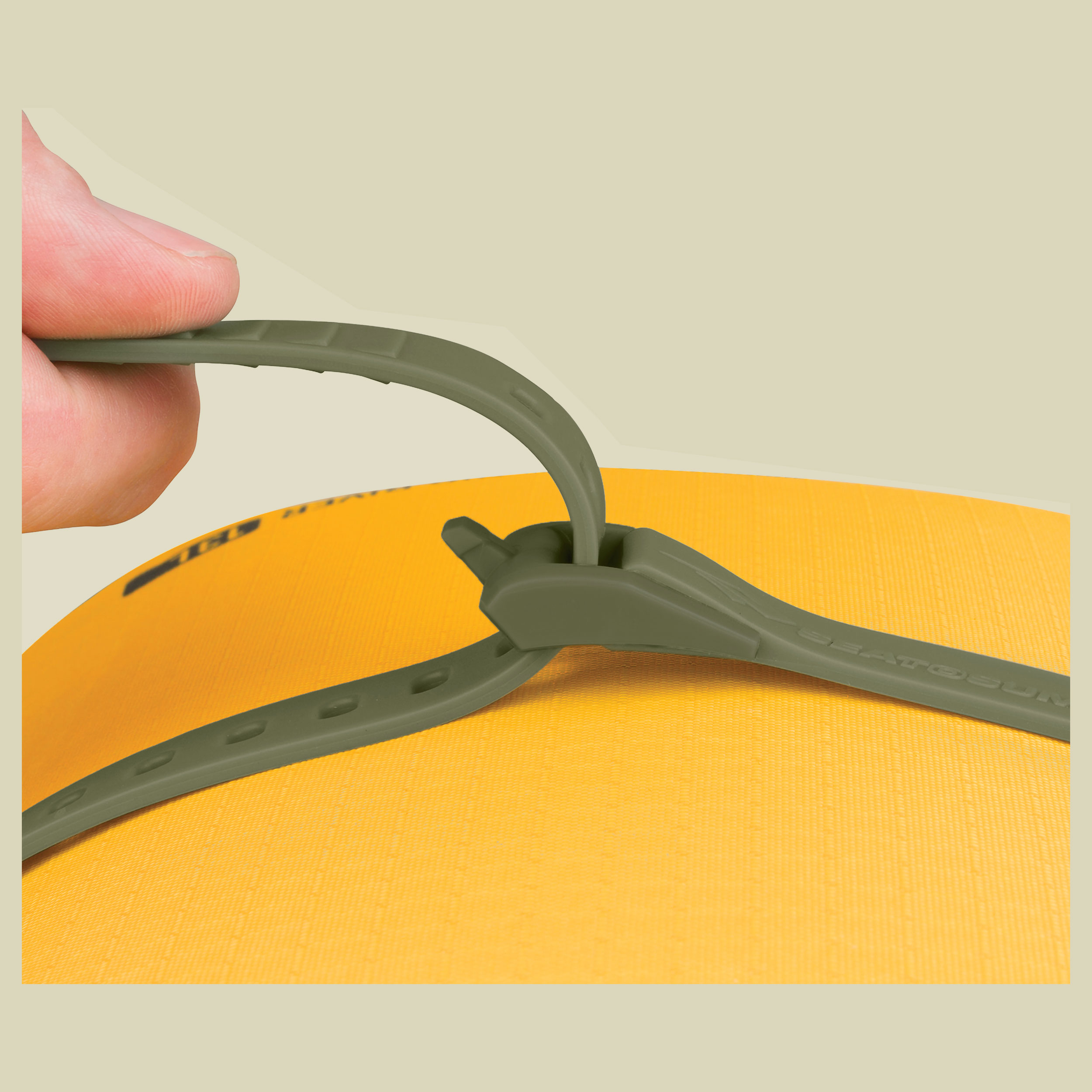 Stretch-Loc Strap 375 mm braun - Farbe burnt olive
