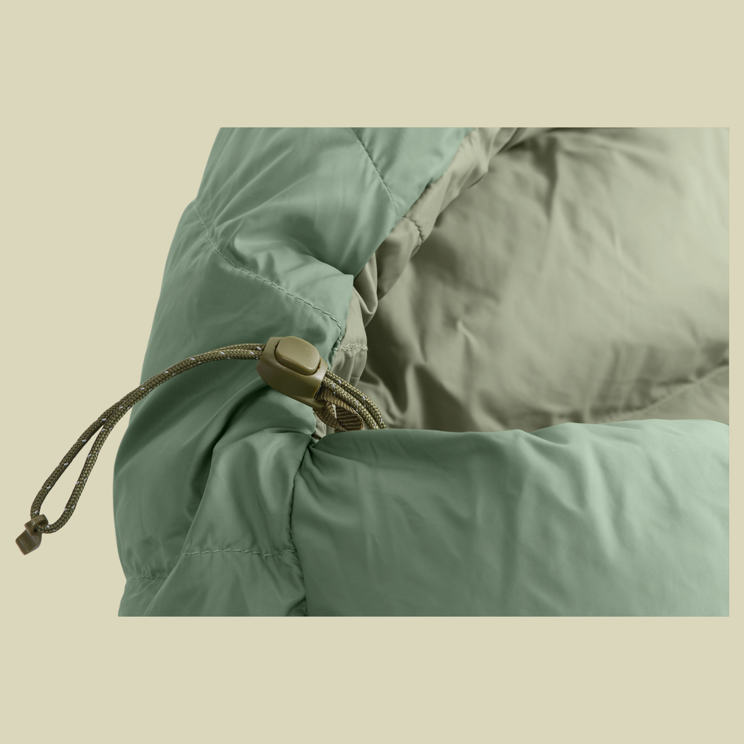 Ides +5°  Mummy Sleeping Bag 205 cm (XL) links - Farbe hedge green / reseda